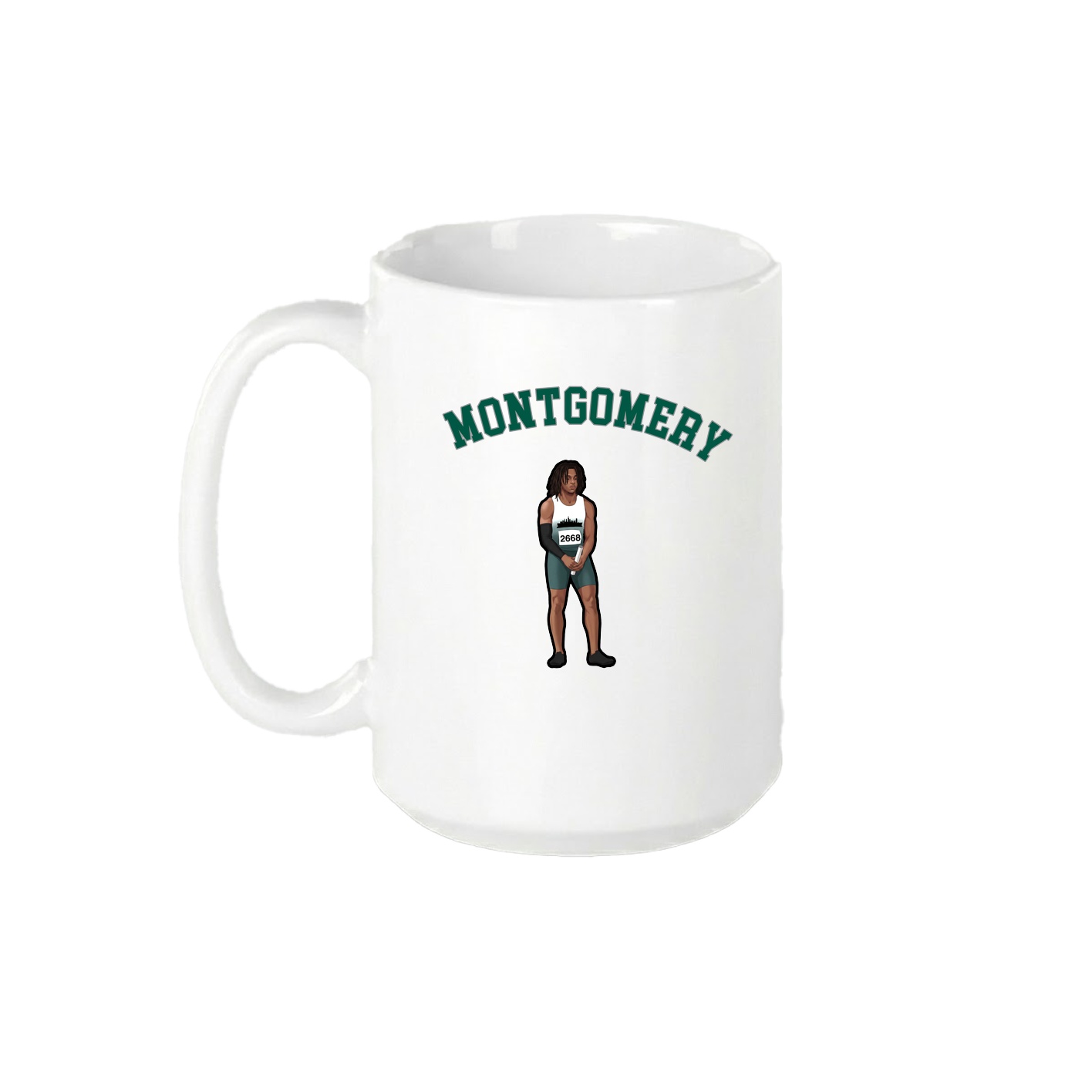 15oz Coffee Mug — Shirsey Arch in White