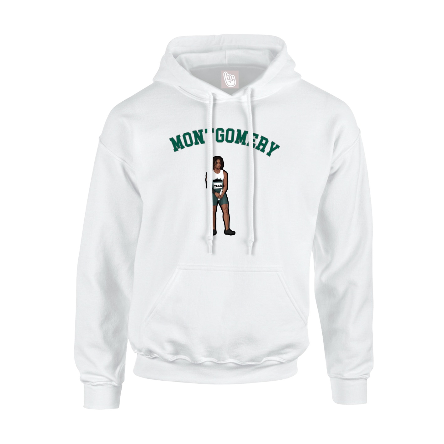 Hoodie — Shirsey Arch in White