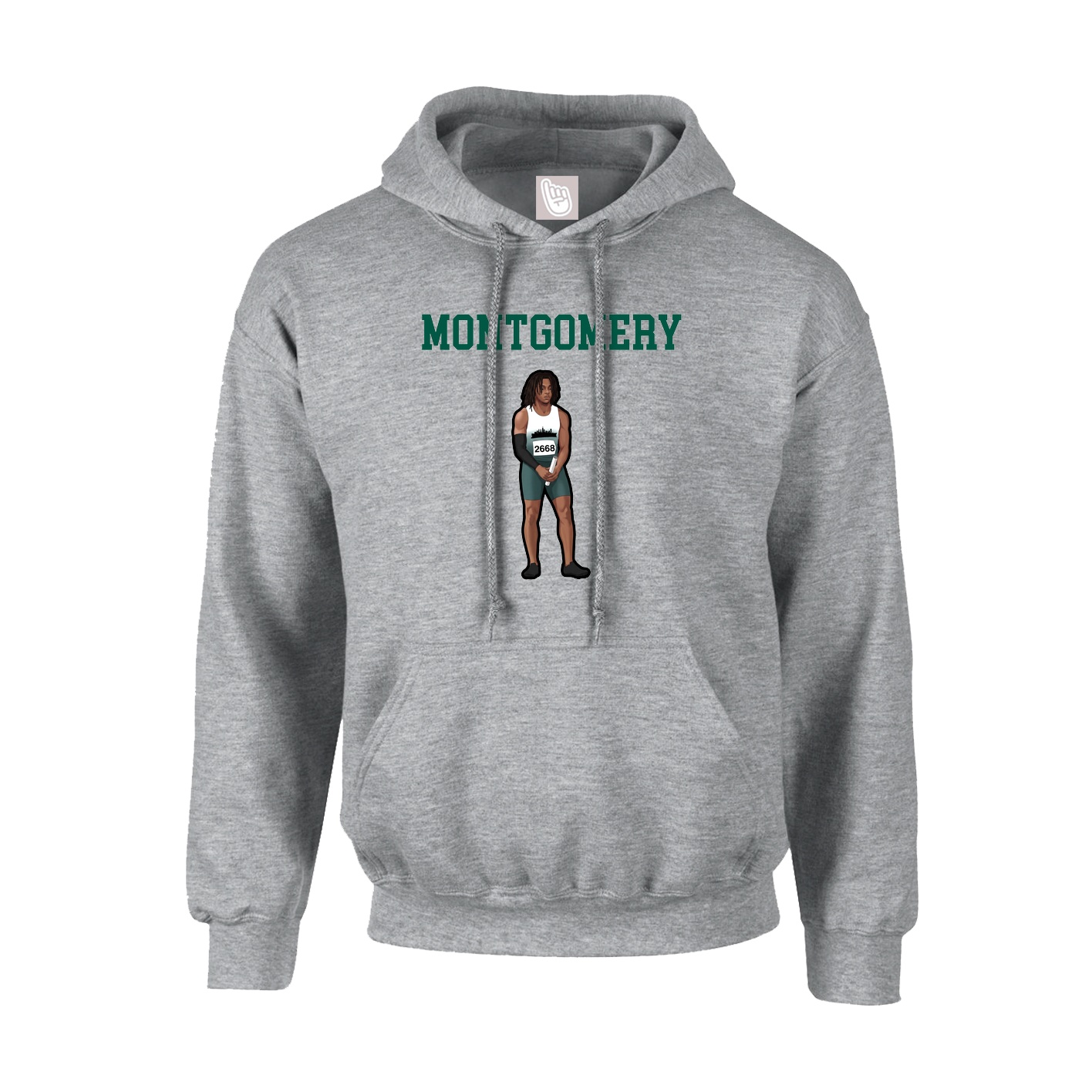 Hoodie — Shirsey in Grey
