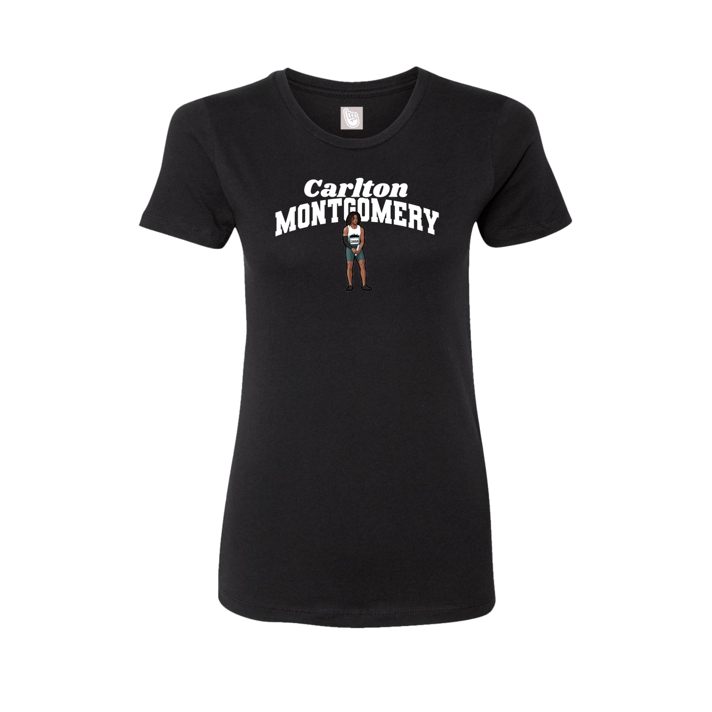 Womens Tee — Signature Arch in Black