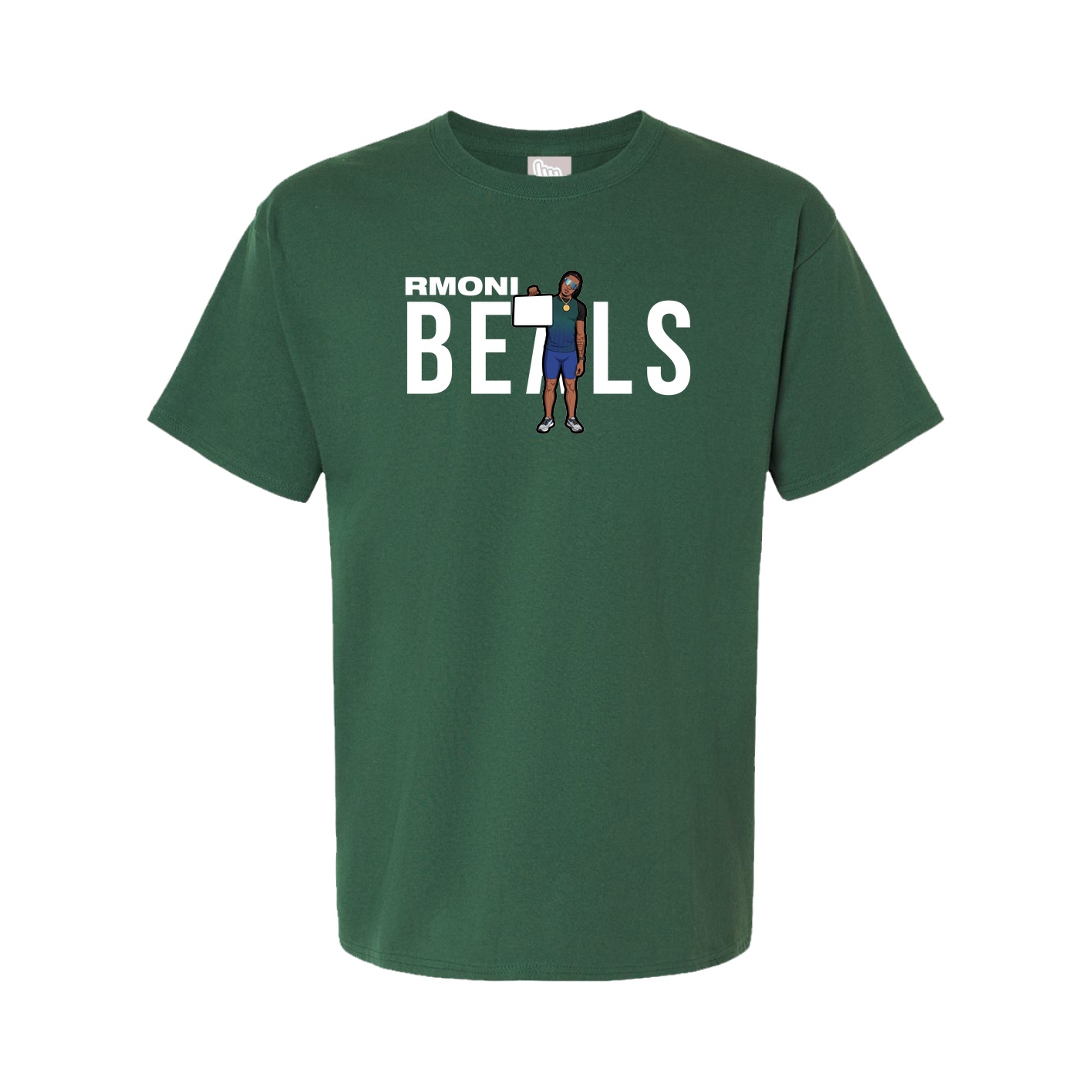 Youth Tee — Player Name in Green
