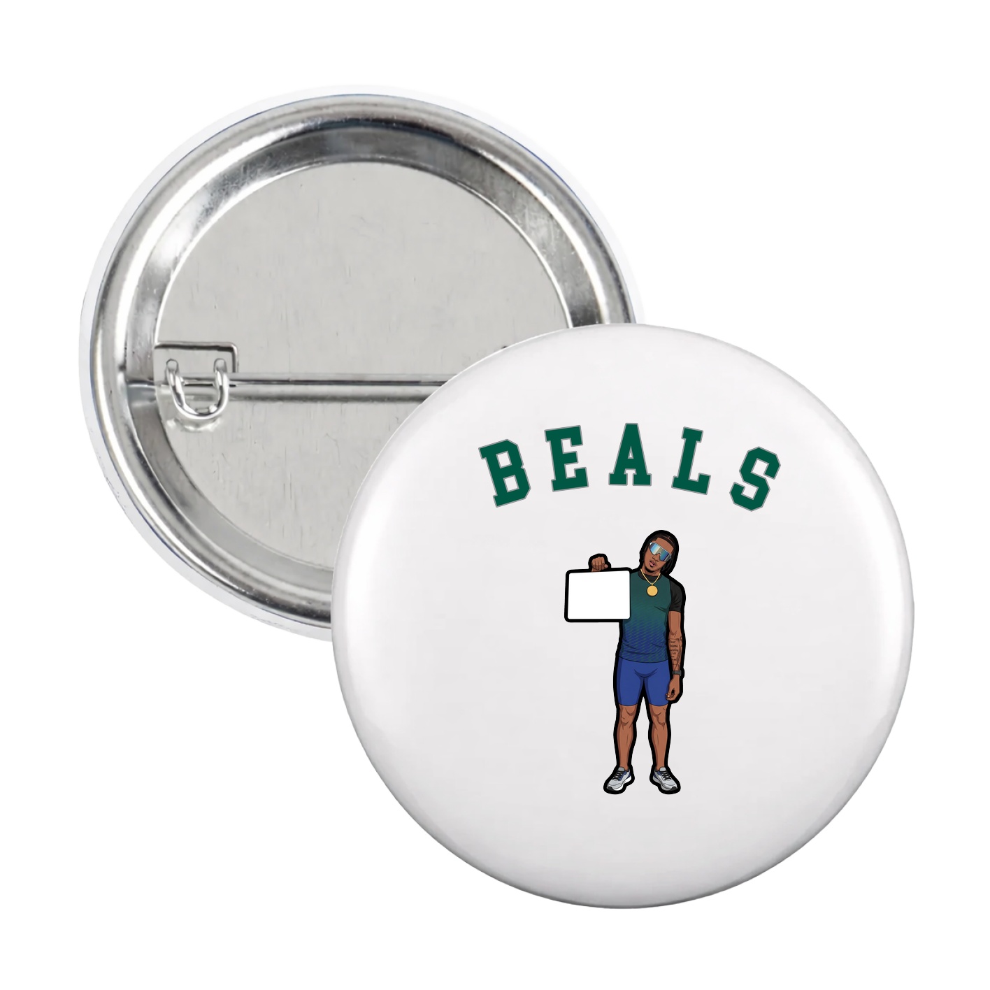 Game Day Button — Shirsey Arch in White