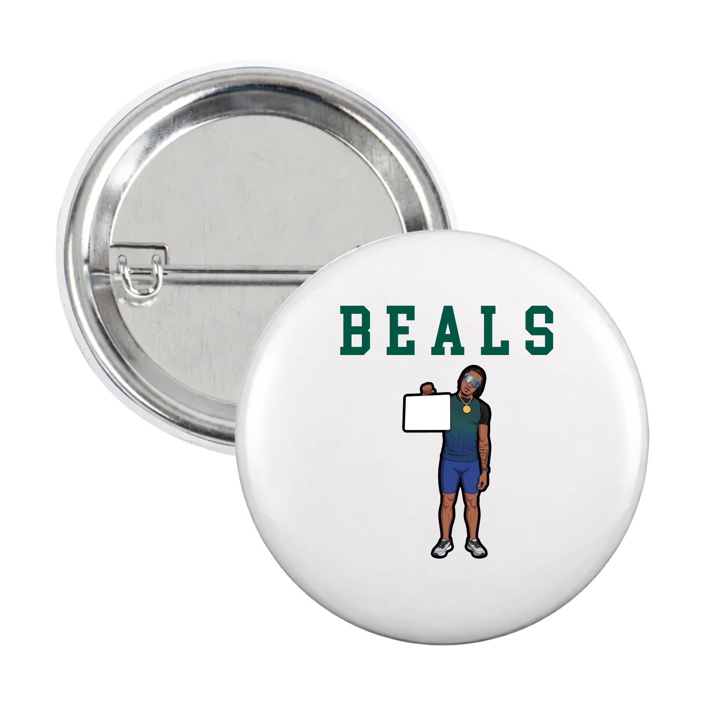 Game Day Button — Shirsey in White