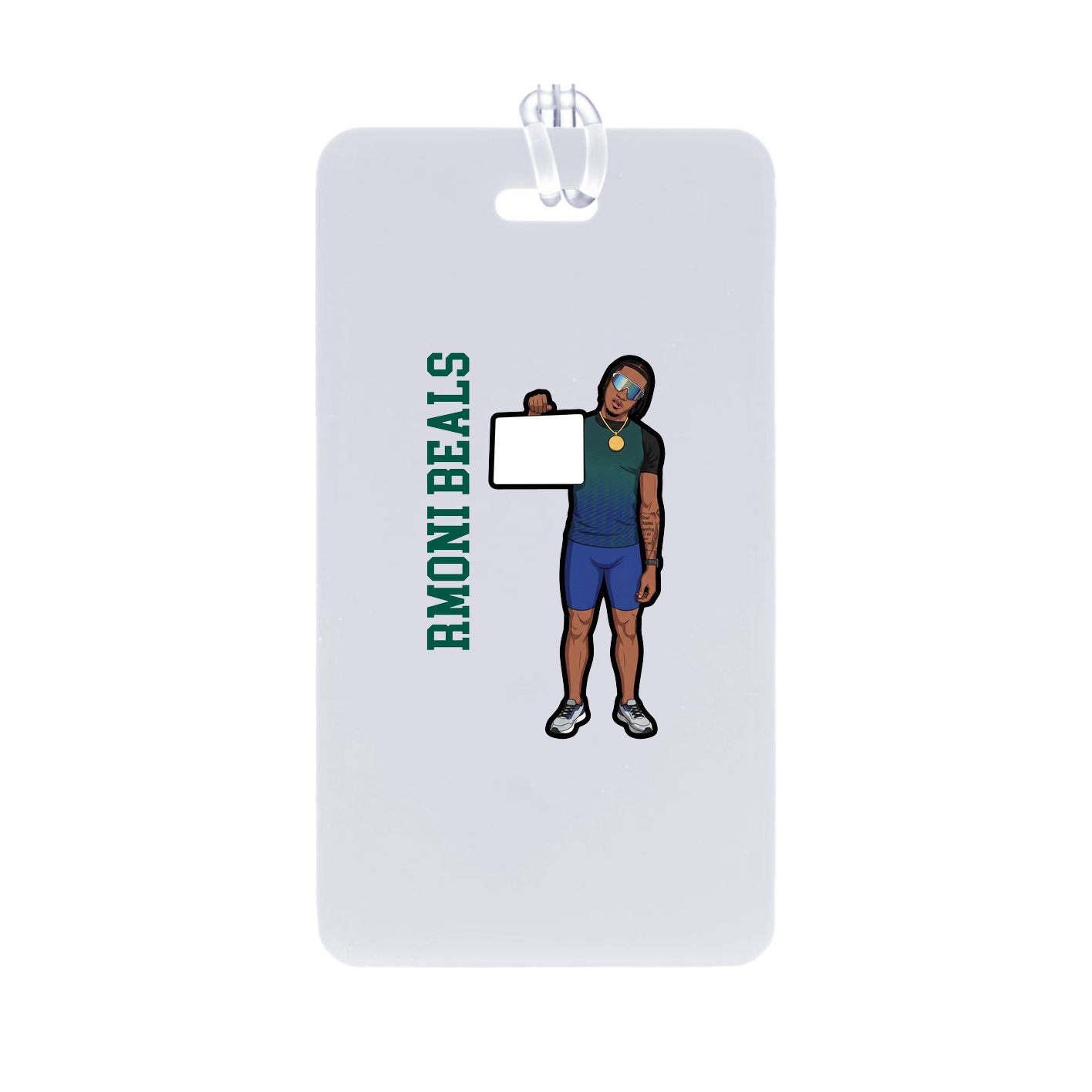 Bag Tag — Name Vertical in Classic