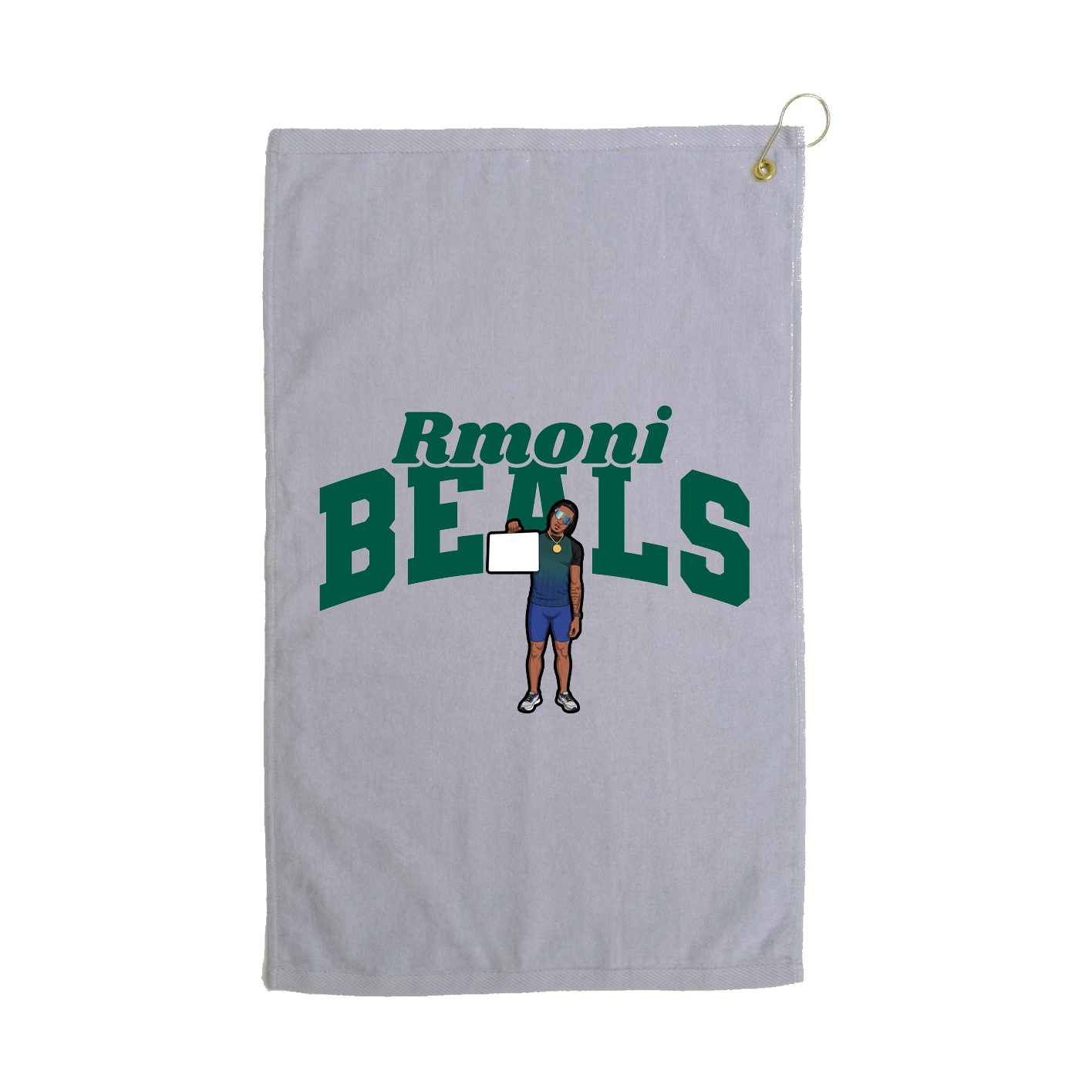 Golf Towel — Signature Arch in Grey