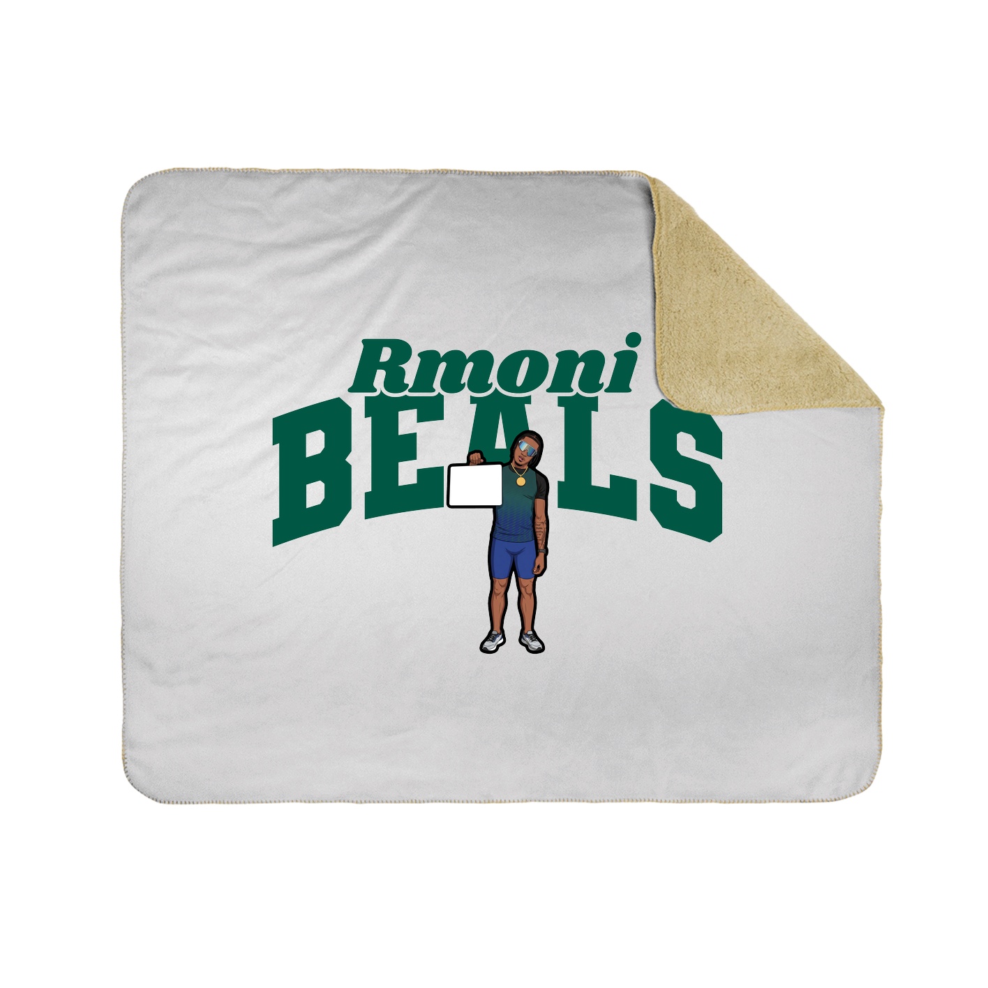 Throw Blanket — Signature Arch in White