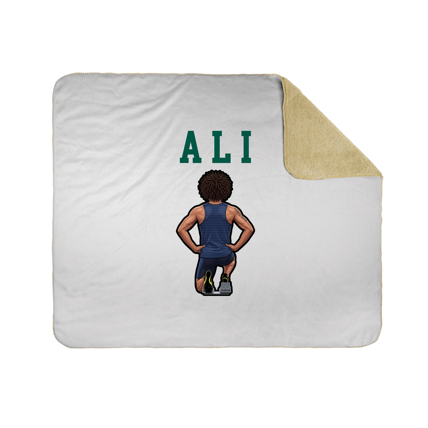 Throw Blanket — Shirsey in White