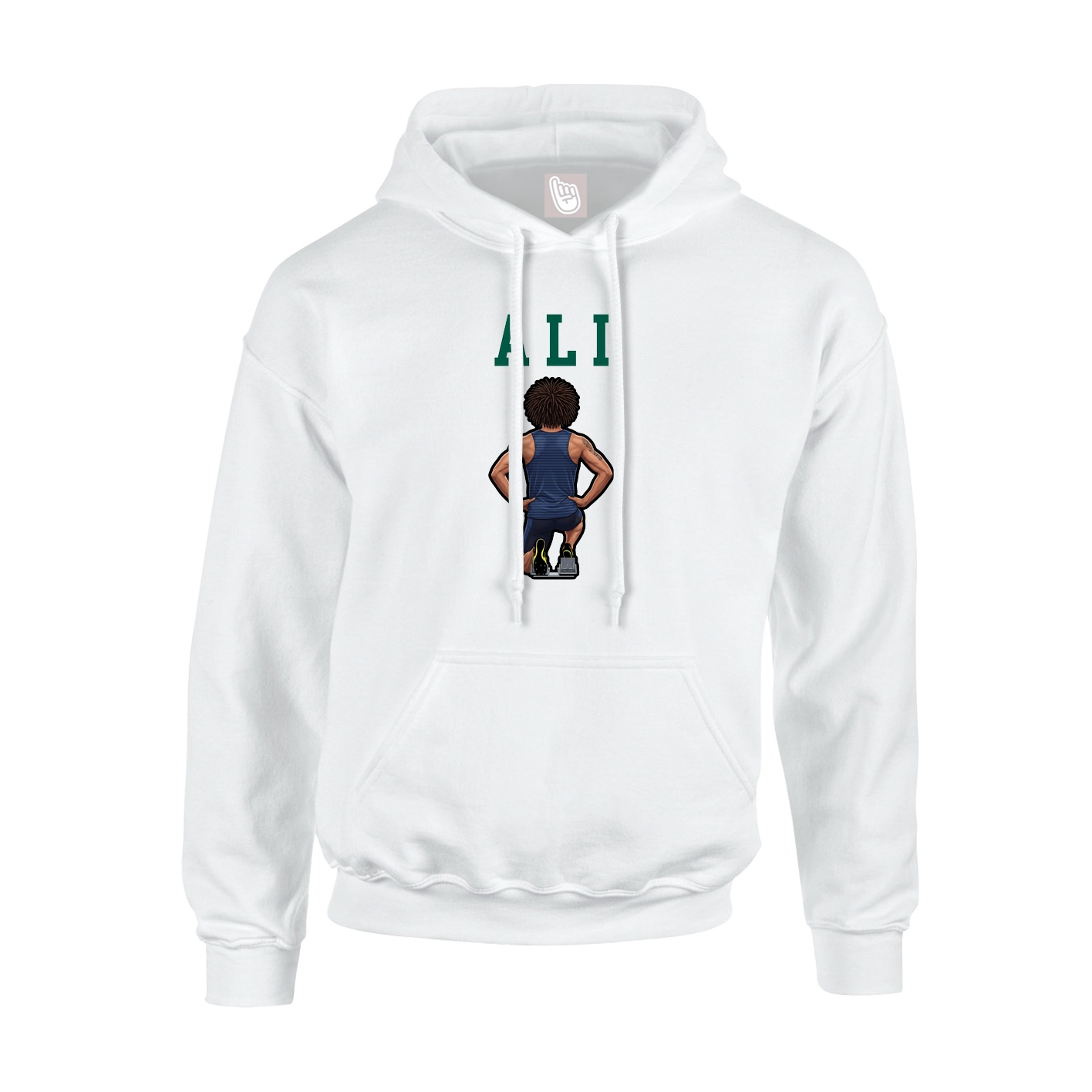 Hoodie — Shirsey in White