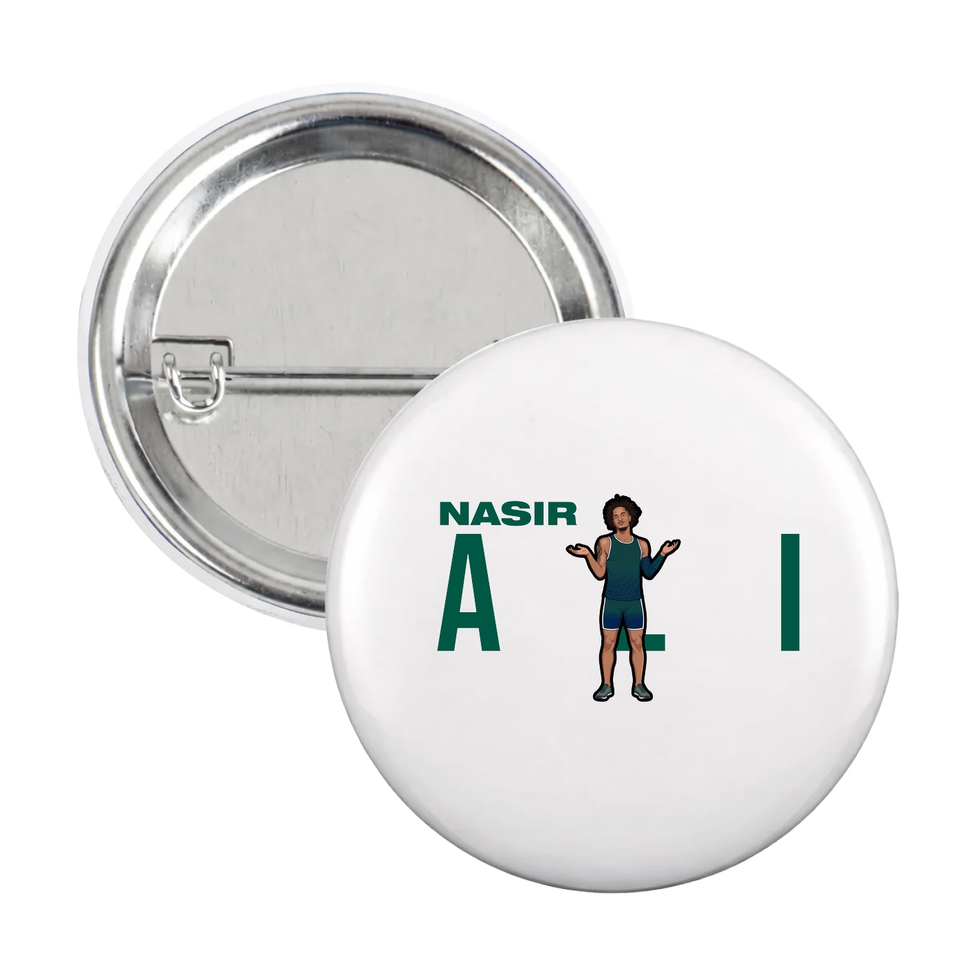 Game Day Button — Player Name in White
