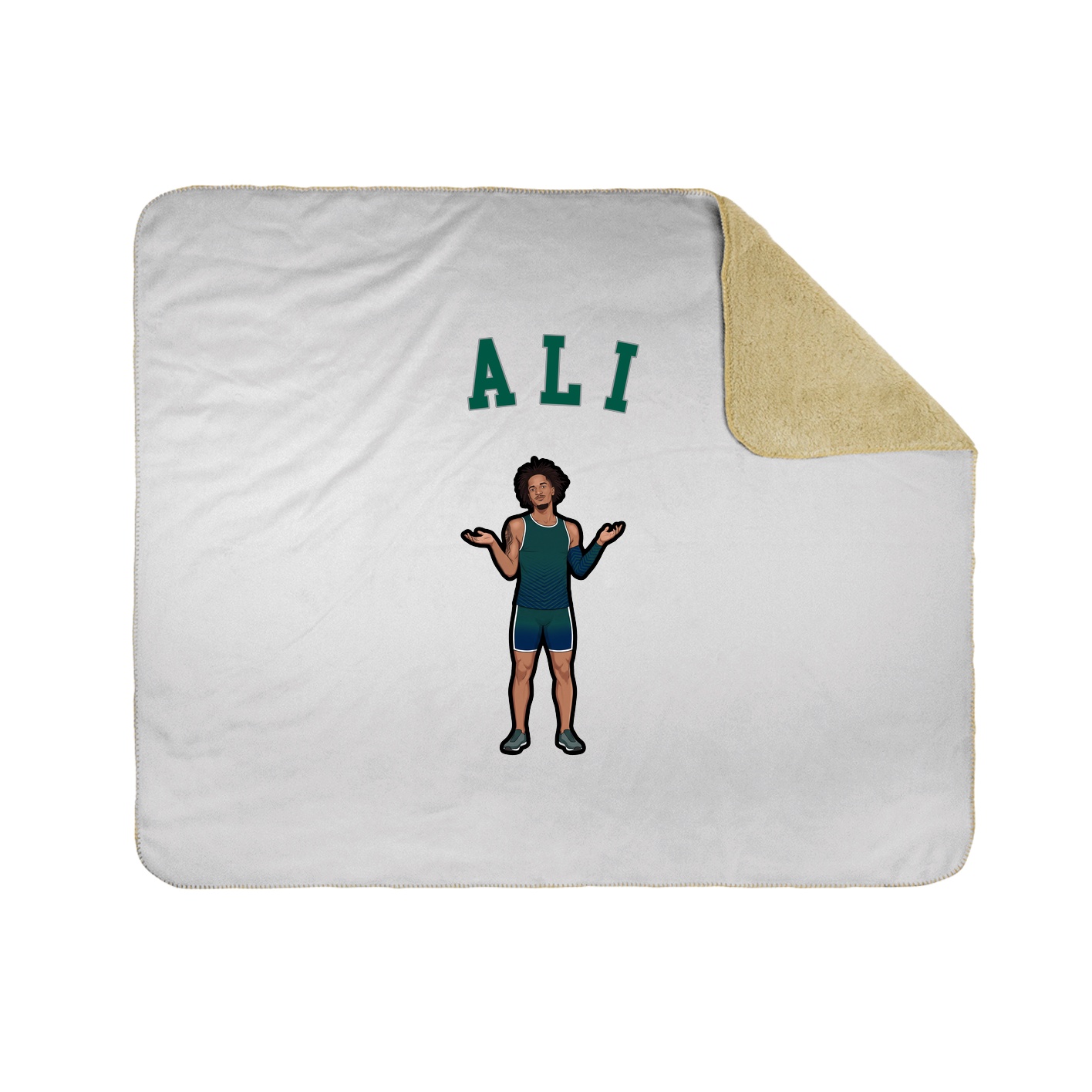 Throw Blanket — Shirsey Arch in White