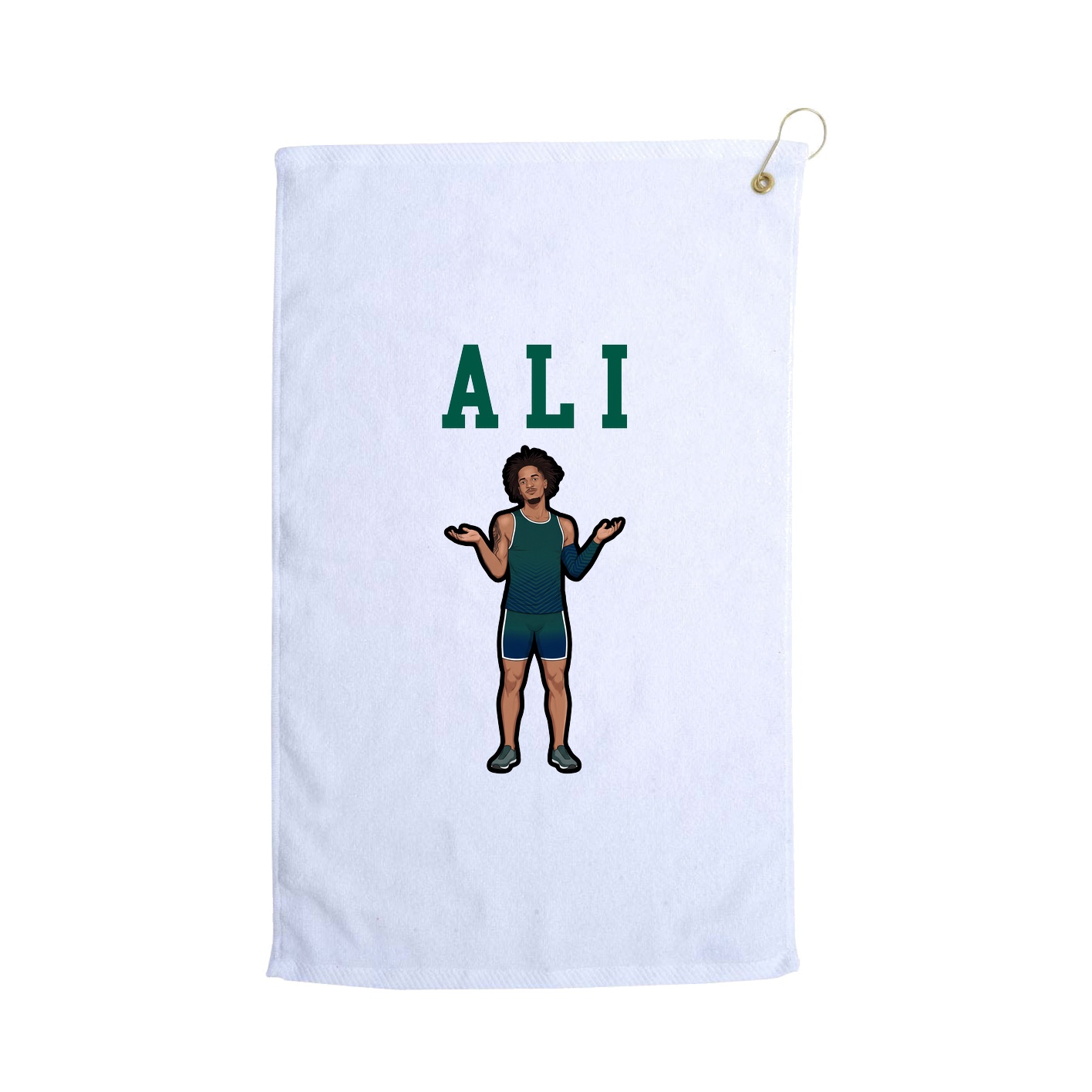 Golf Towel — Shirsey in White
