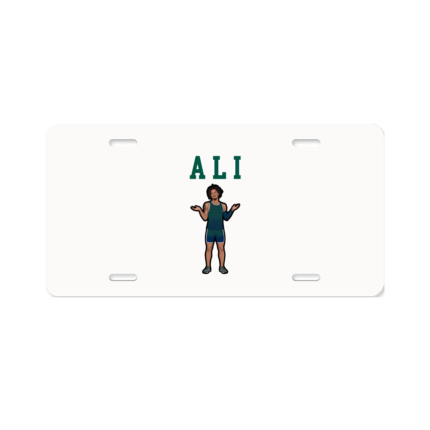License Plate — Shirsey in Classic