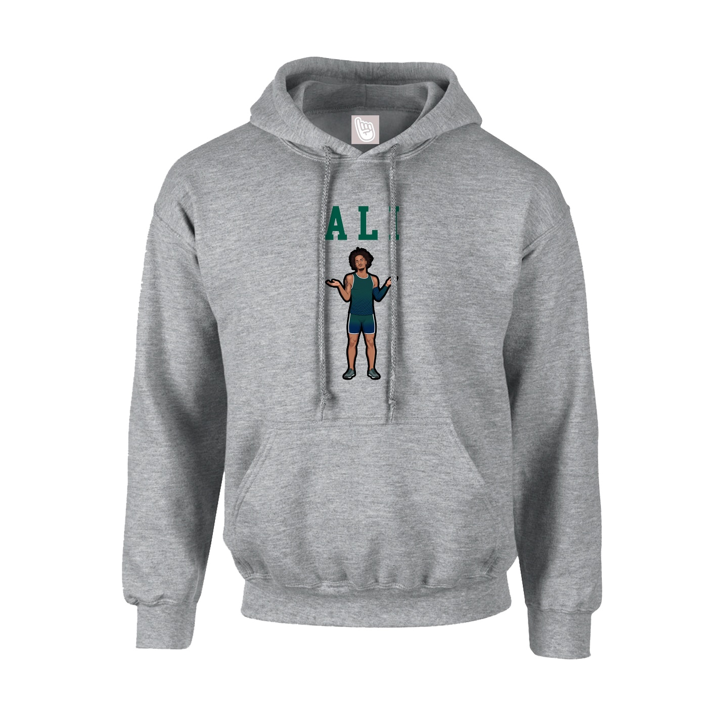 Hoodie — Shirsey in Grey