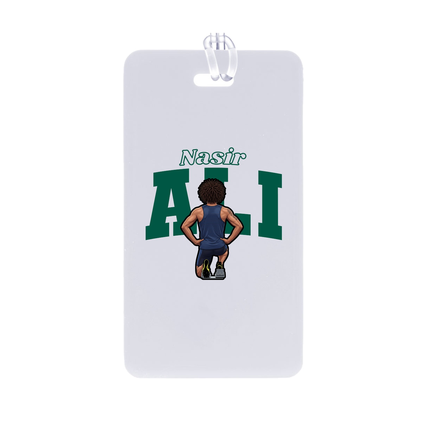 Bag Tag — Name Arch in Classic