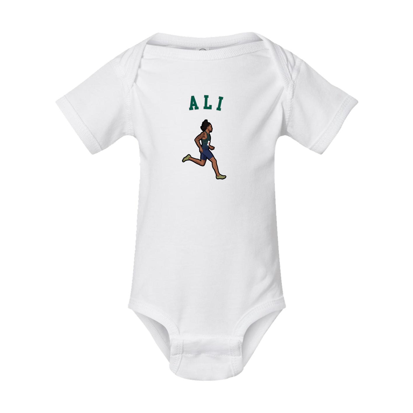 Baby Onesie — Shirsey Arch in White