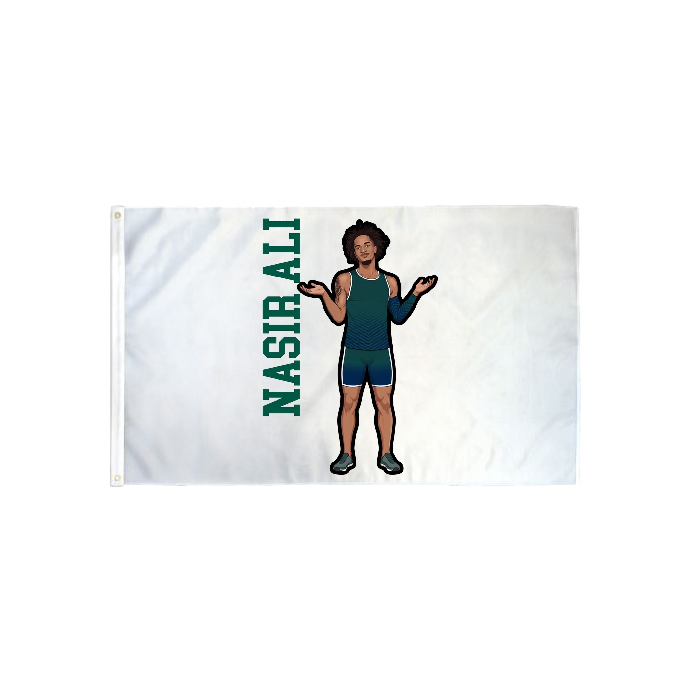 3x5 Flag — Name Vertical in Classic