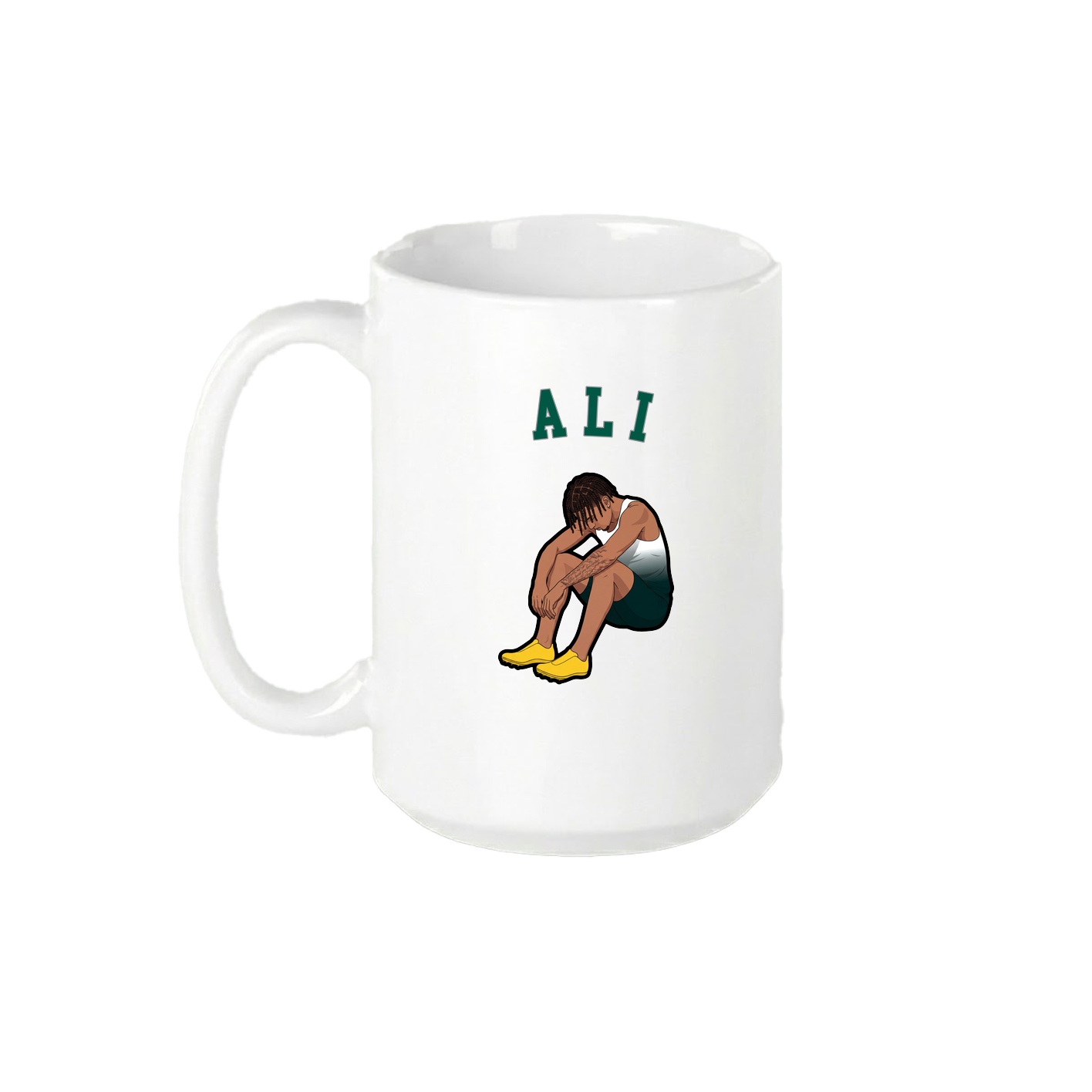 15oz Coffee Mug — Shirsey Arch in White