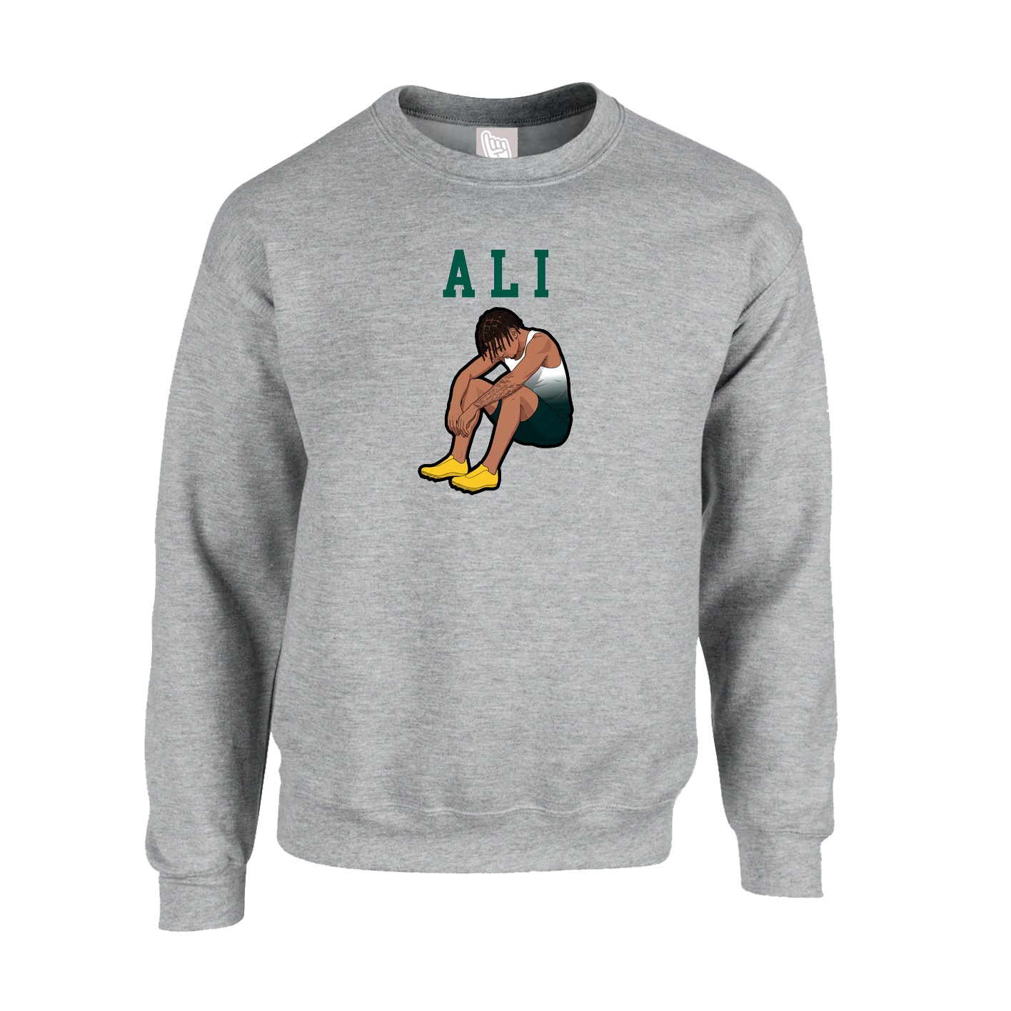 Fleece Crew — Shirsey in Grey