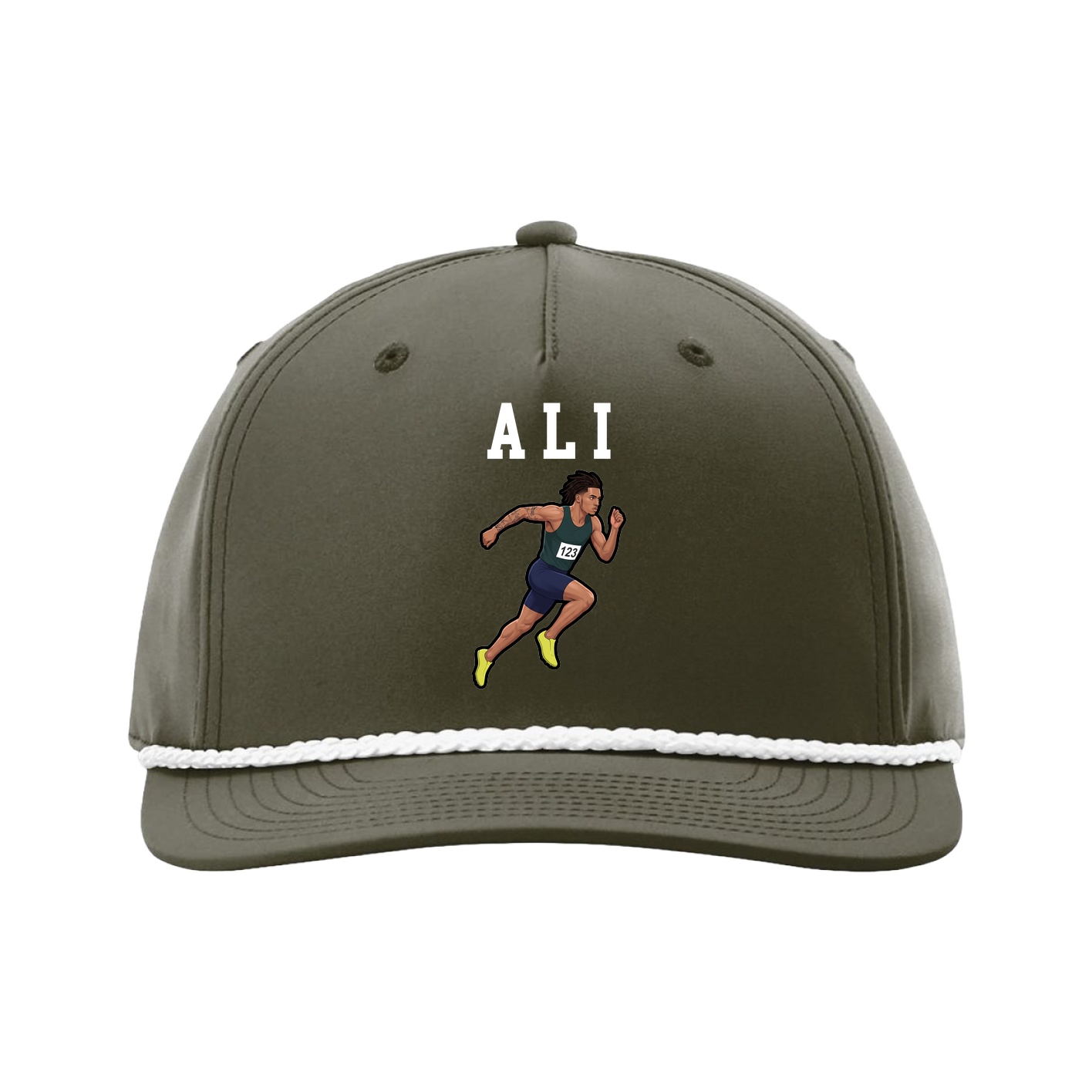 Five-Panel Classic Rope Cap — Shirsey in Green