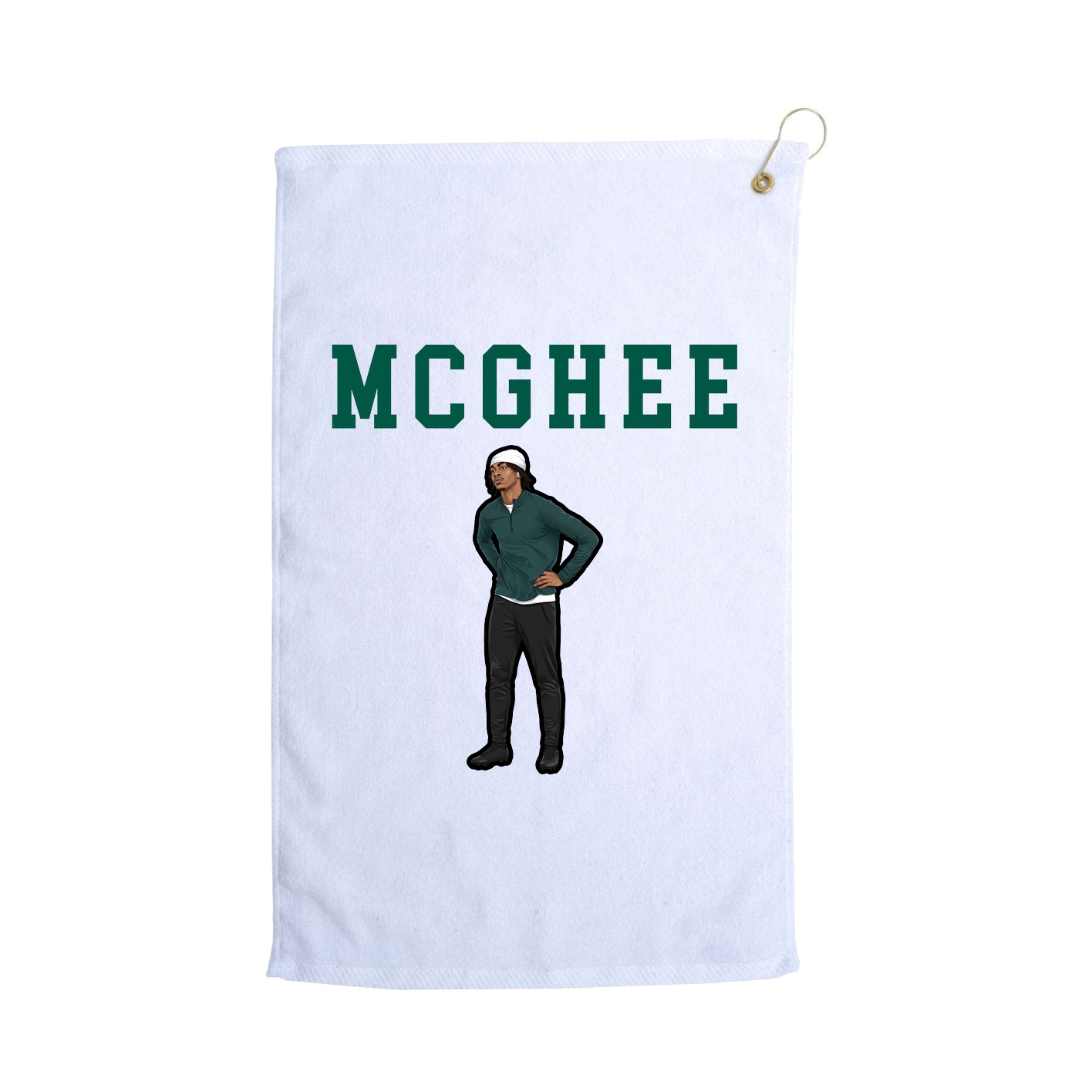 Golf Towel — Shirsey in White