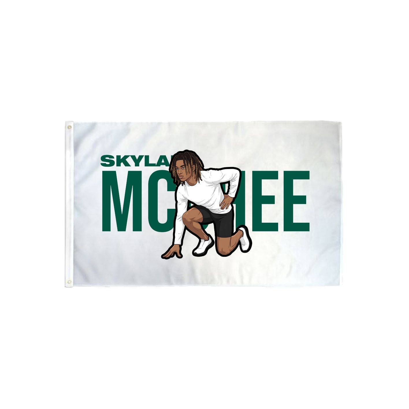 3x5 Flag — Player Name in Classic
