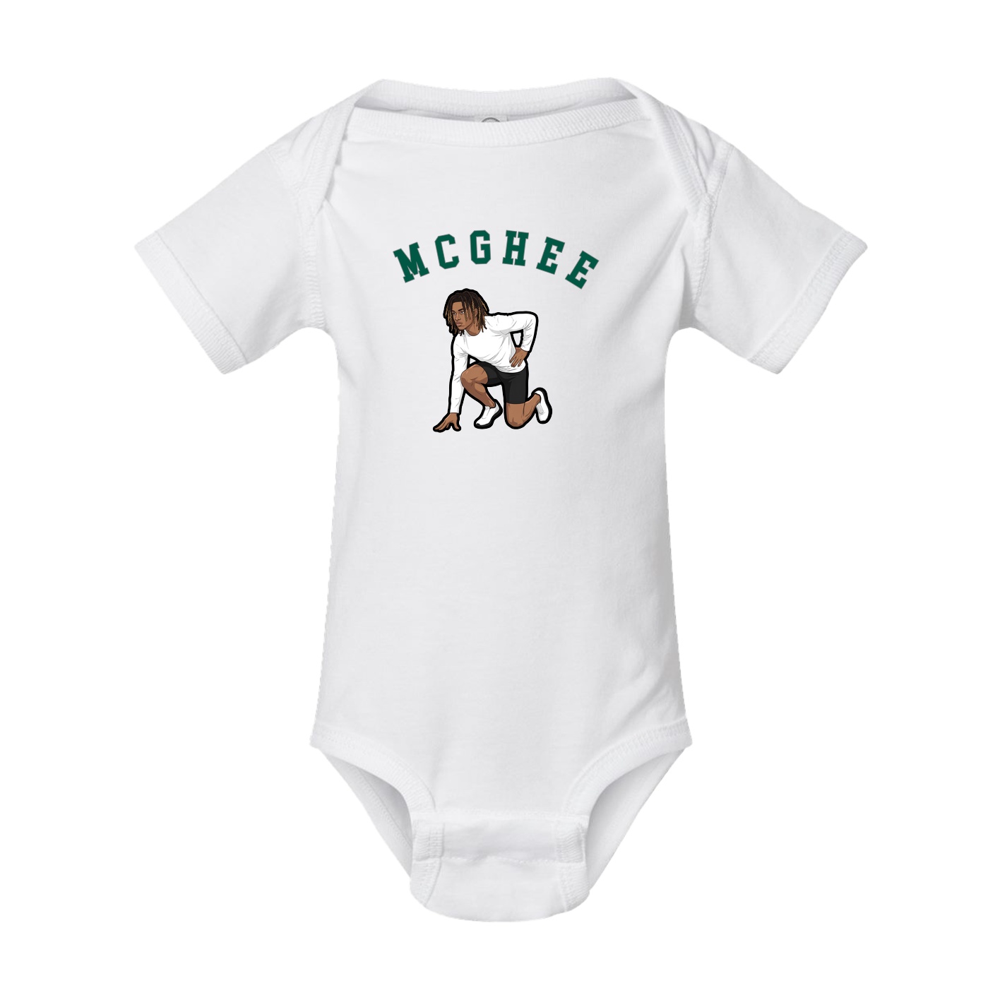 Baby Onesie — Shirsey Arch in White