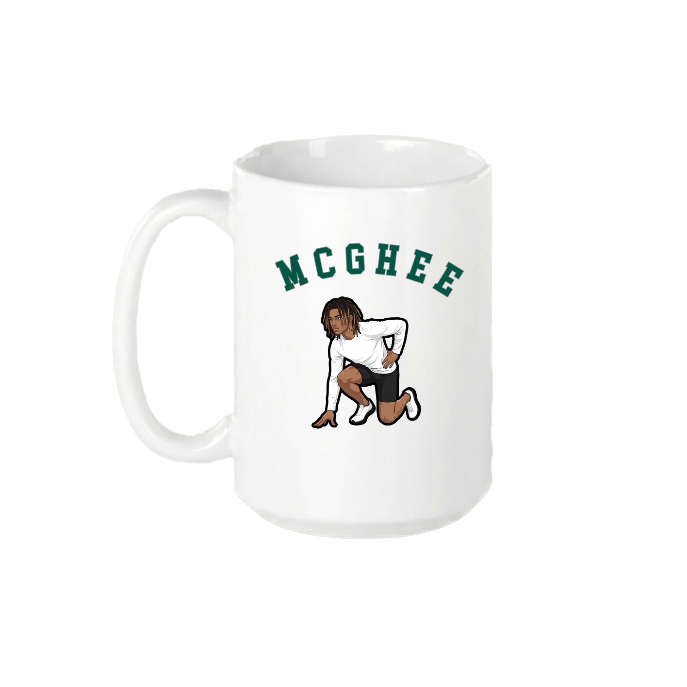 15oz Coffee Mug — Shirsey Arch in White