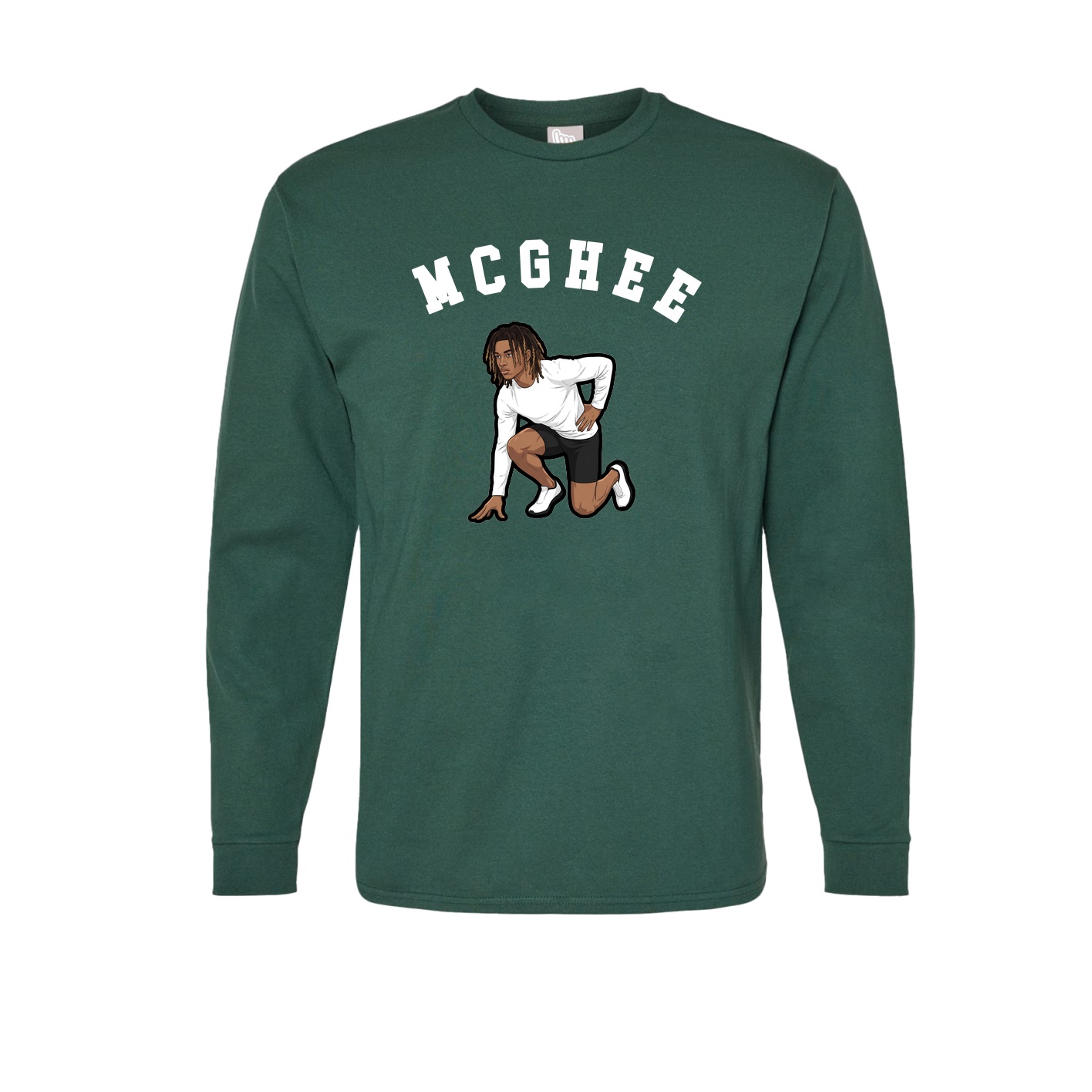 Long Sleeve Tee — Shirsey Arch in Green