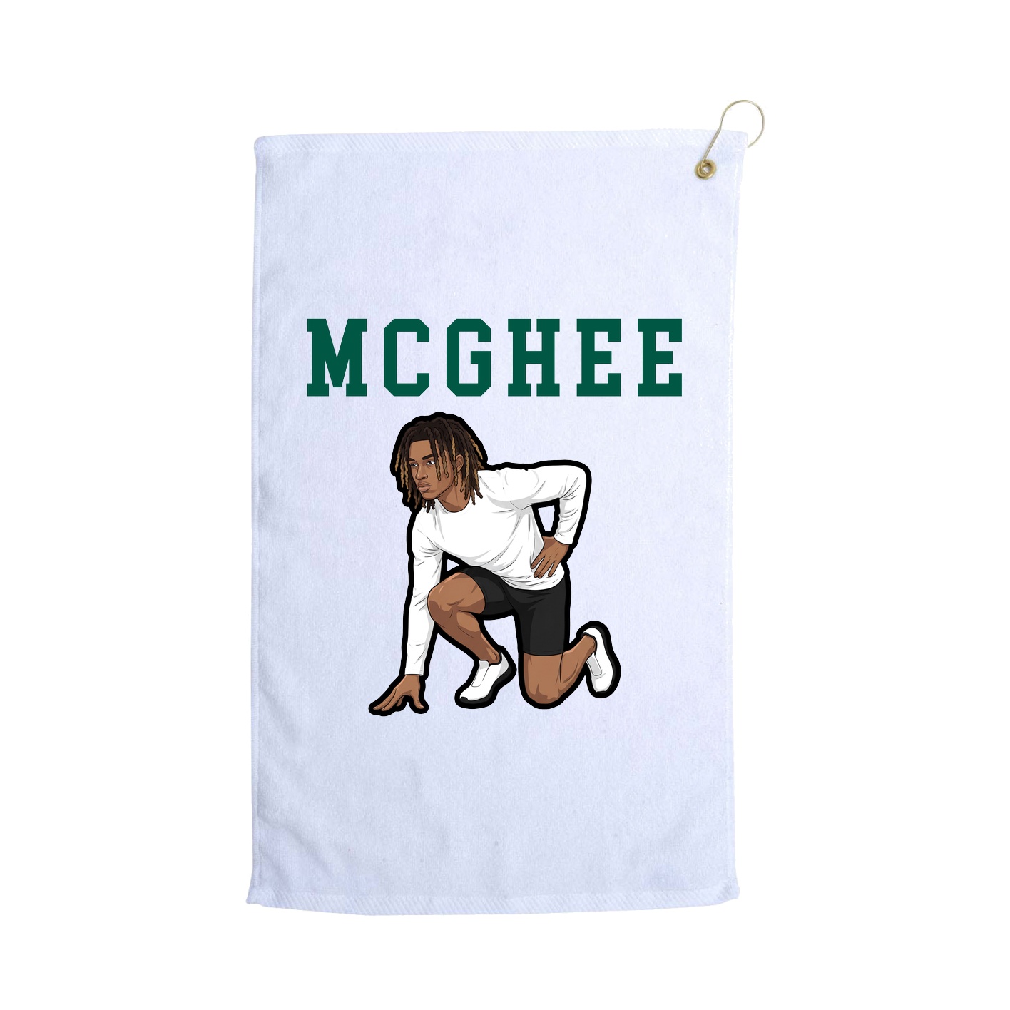 Golf Towel — Shirsey in White