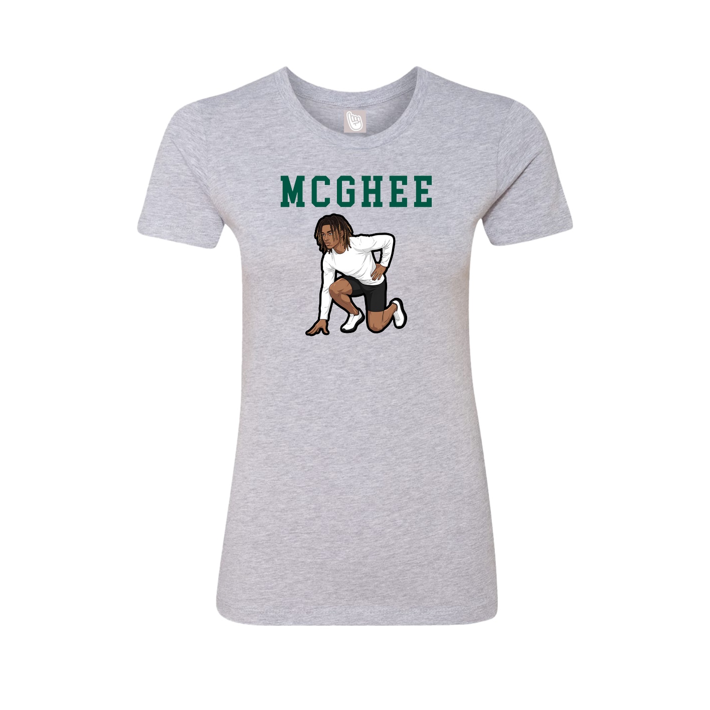 Fitted Women's Tee — Shirsey in Grey