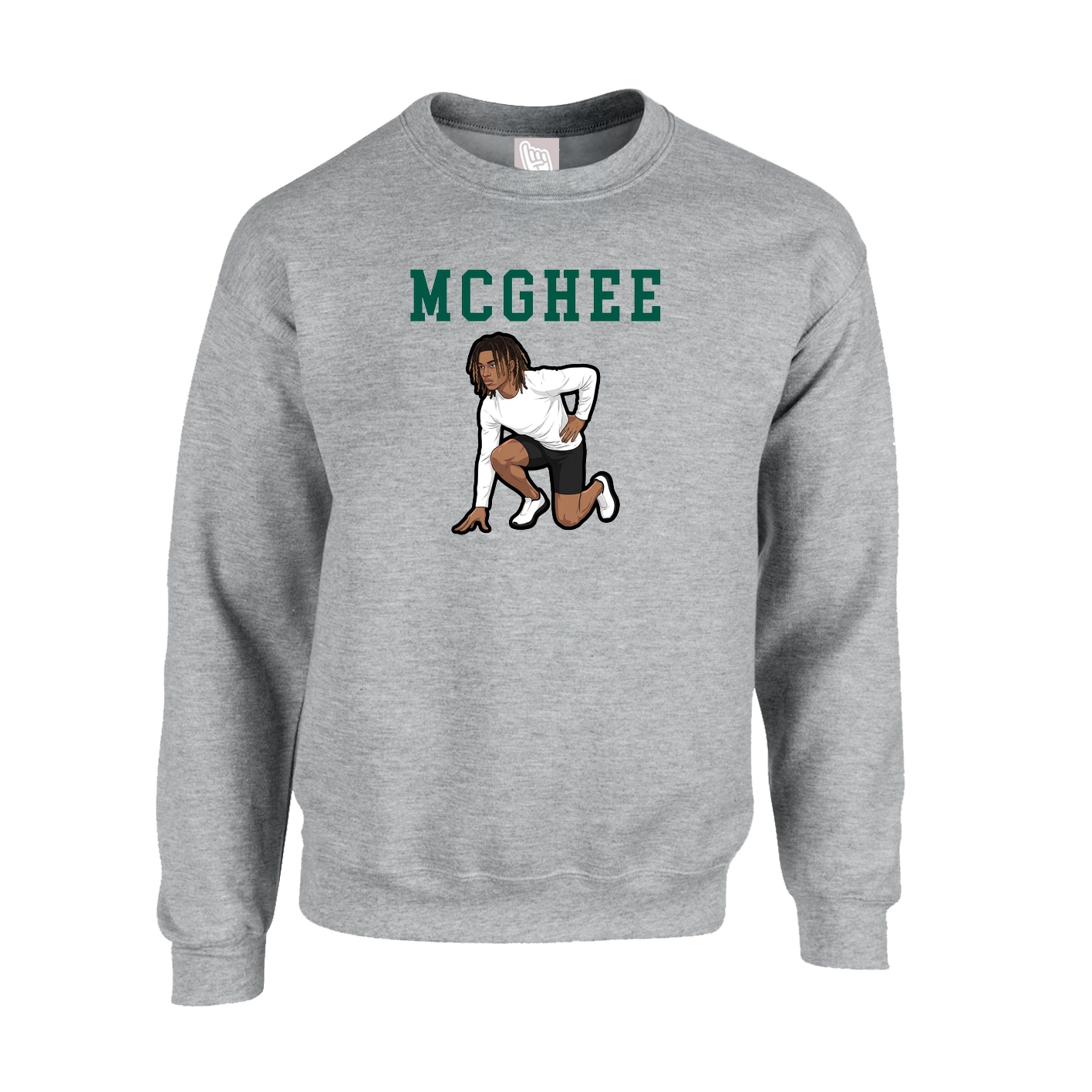 Fleece Crew — Shirsey in Grey