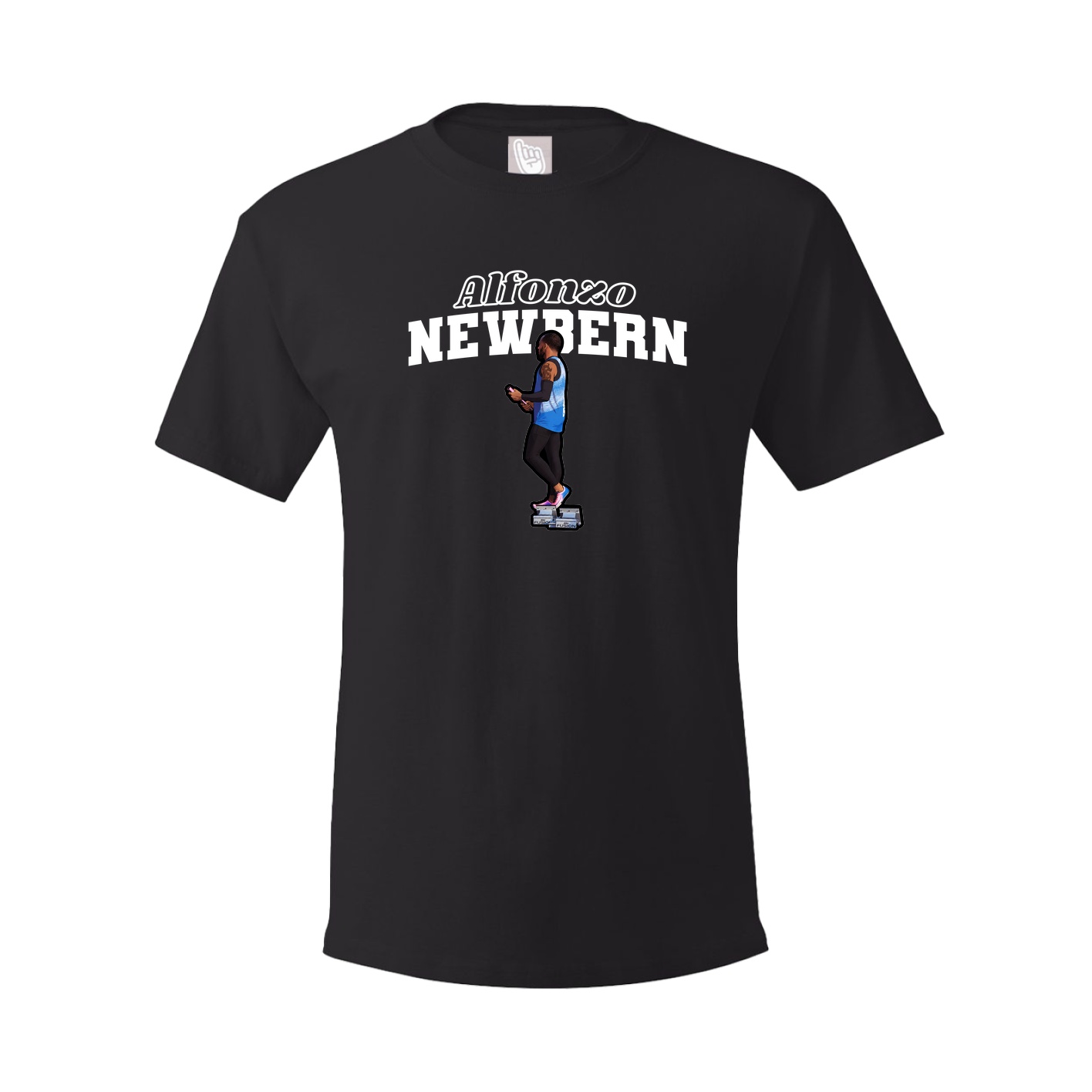 Youth Tee — Name Arch in Black