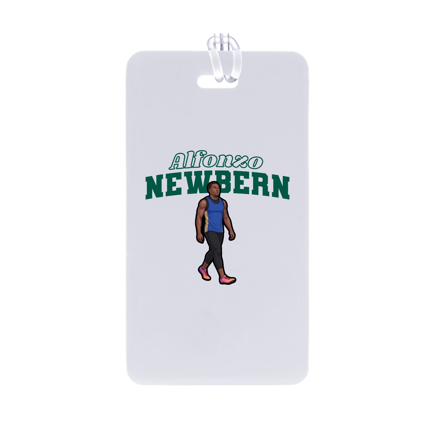 Bag Tag — Name Arch in Classic