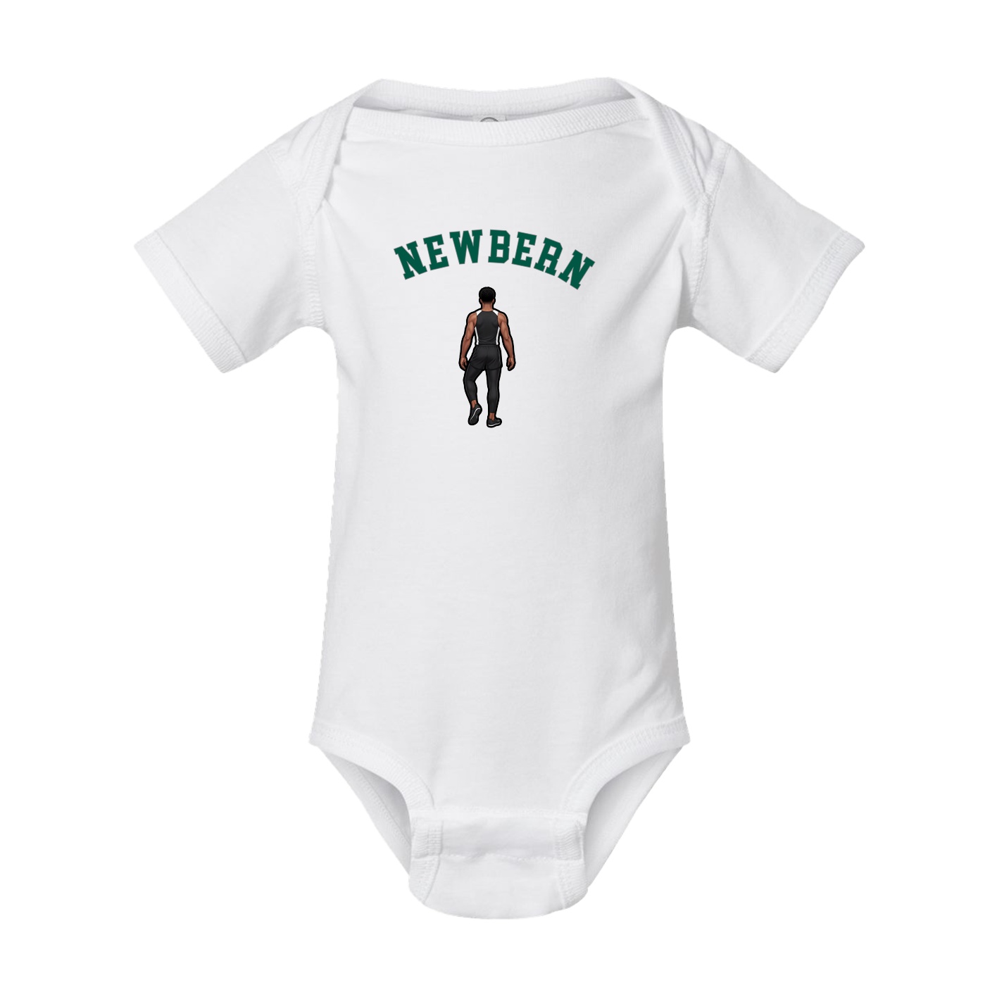 Baby Onesie — Shirsey Arch in White