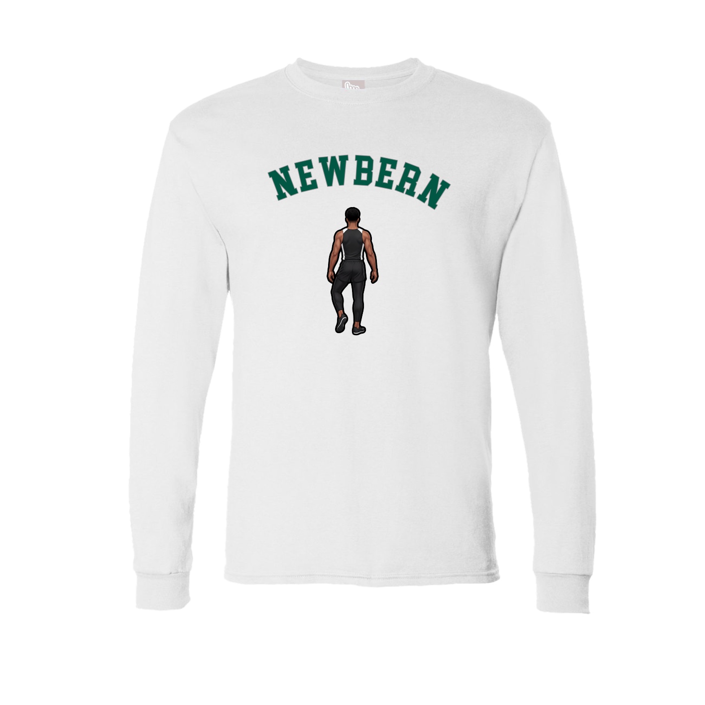 Long Sleeve Tee — Shirsey Arch in White