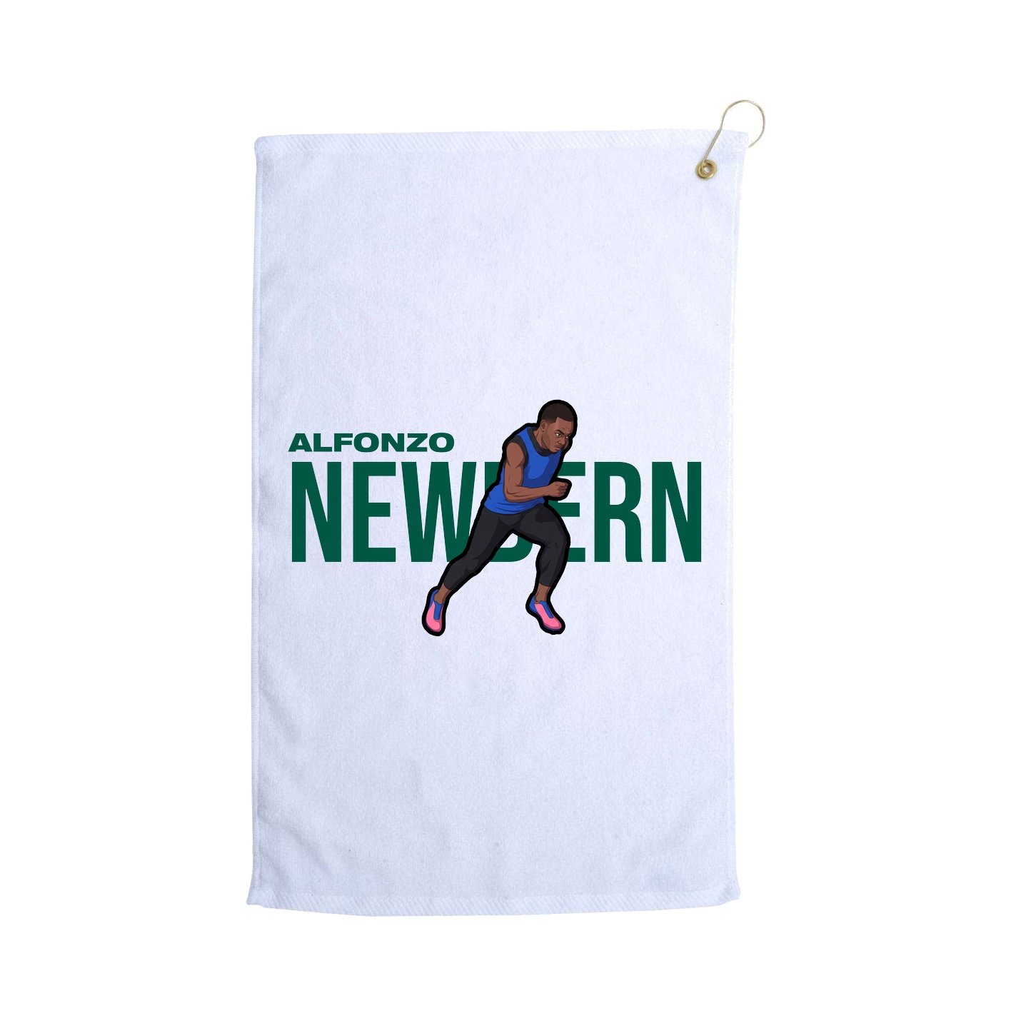 Golf Towel — Player Name in White