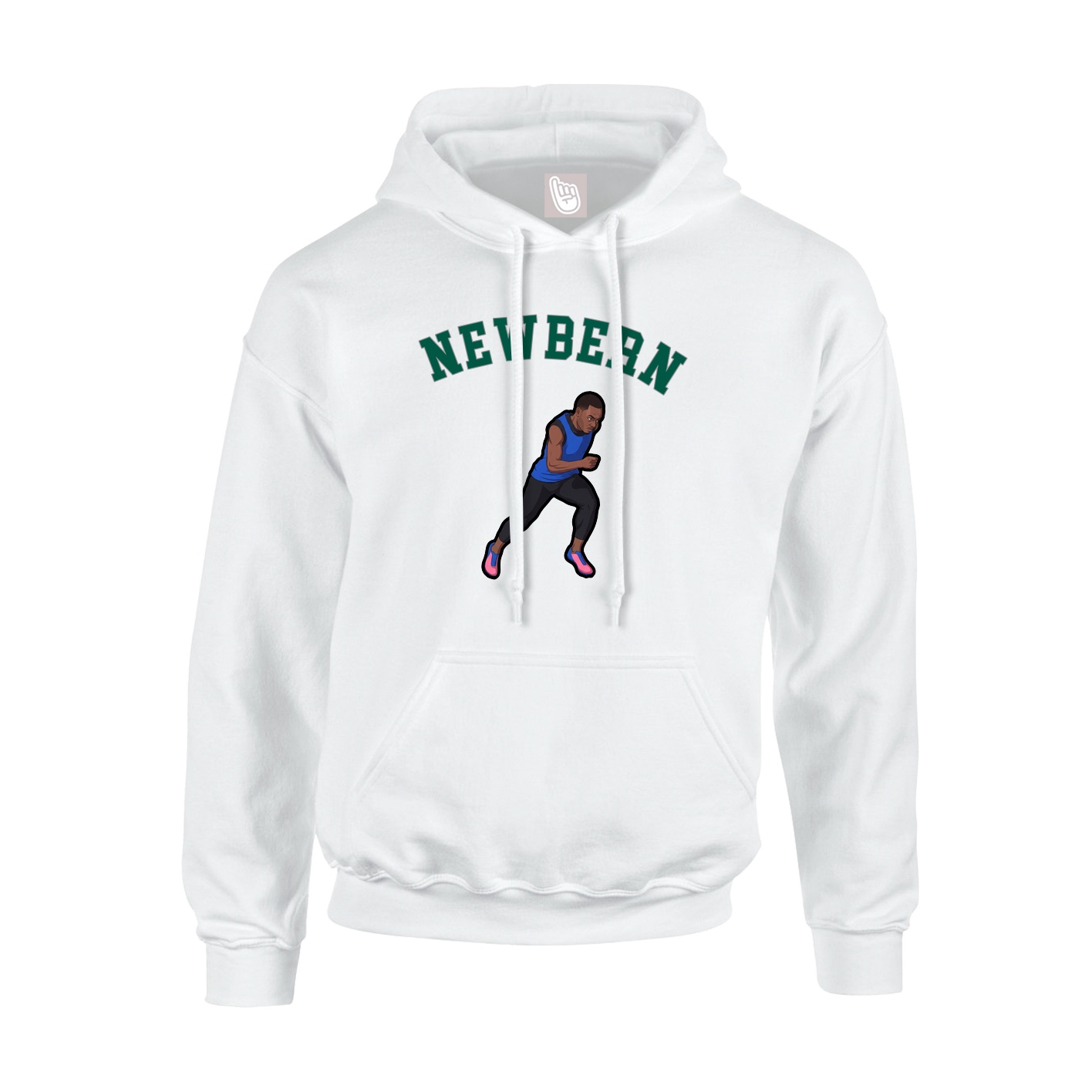 Youth Hoodie — Shirsey Arch in White