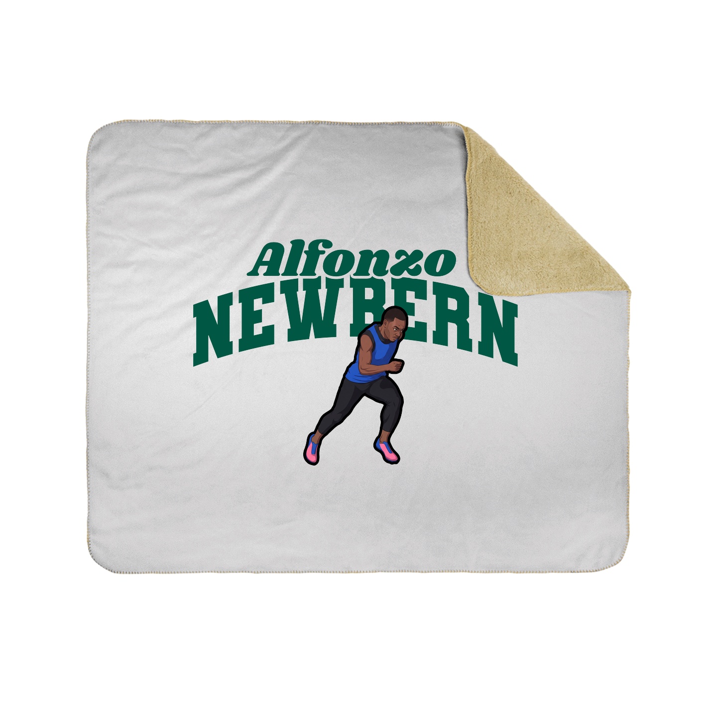 Throw Blanket — Signature Arch in White