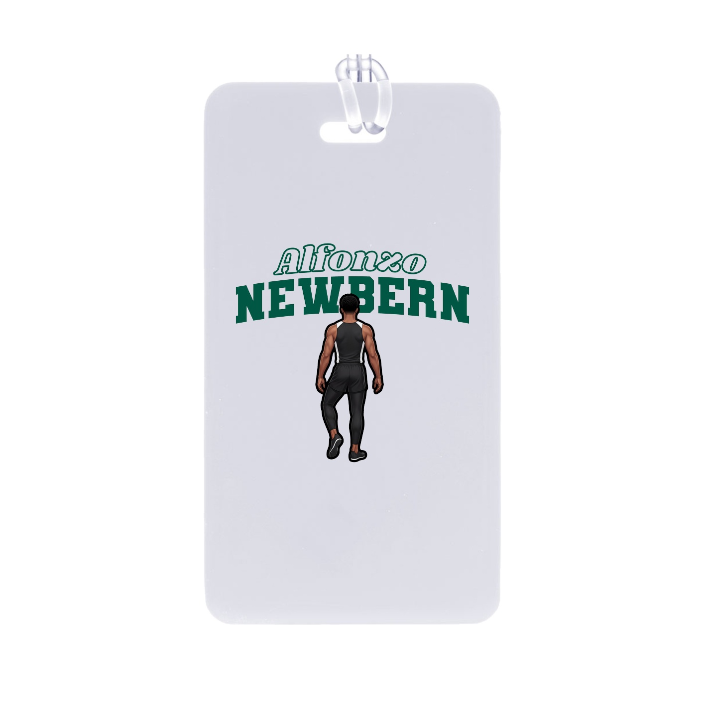 Bag Tag — Name Arch in Classic