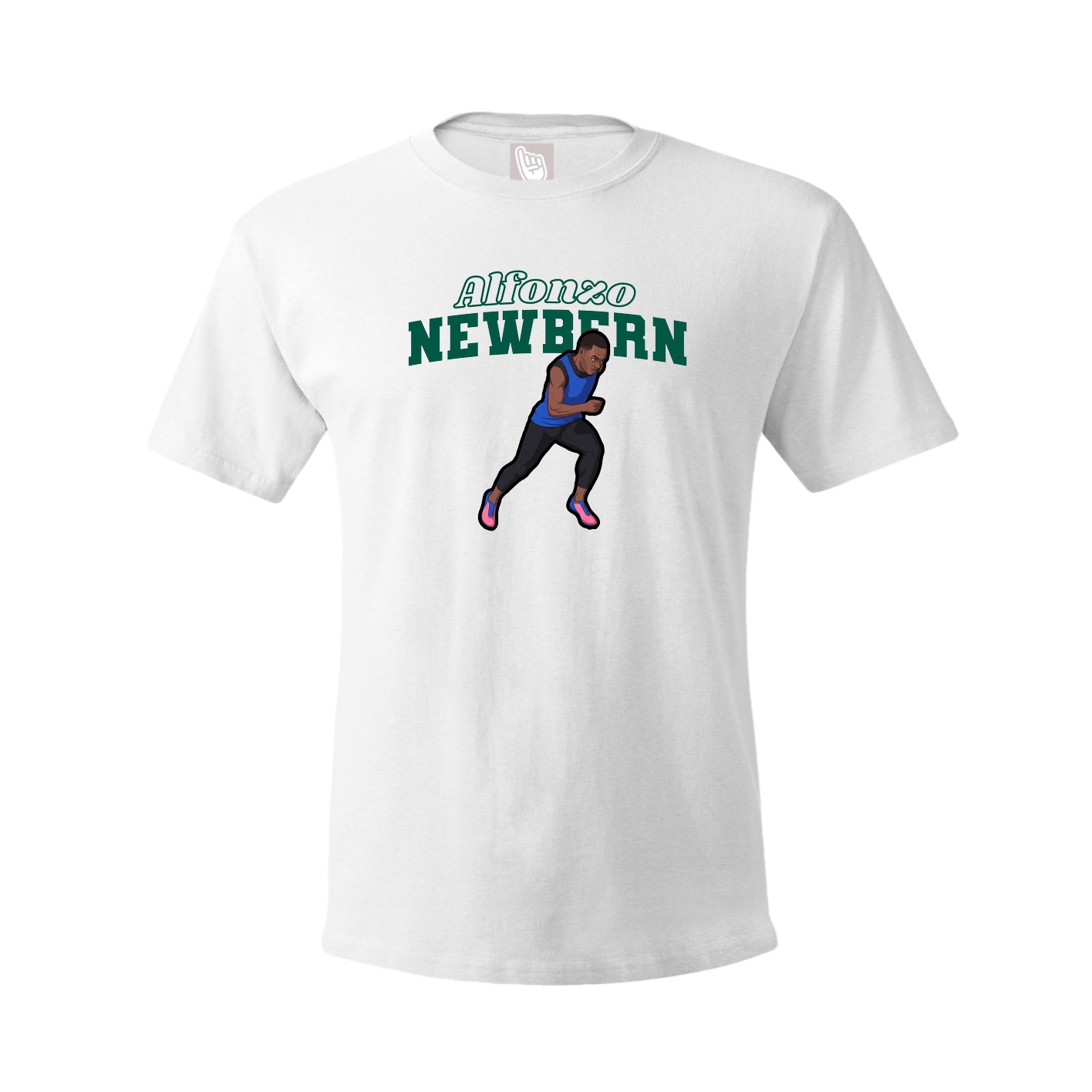 Tee — Name Arch in White