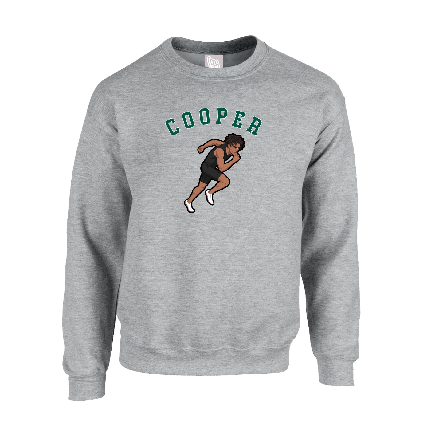 Fleece Crew — Classic in Grey