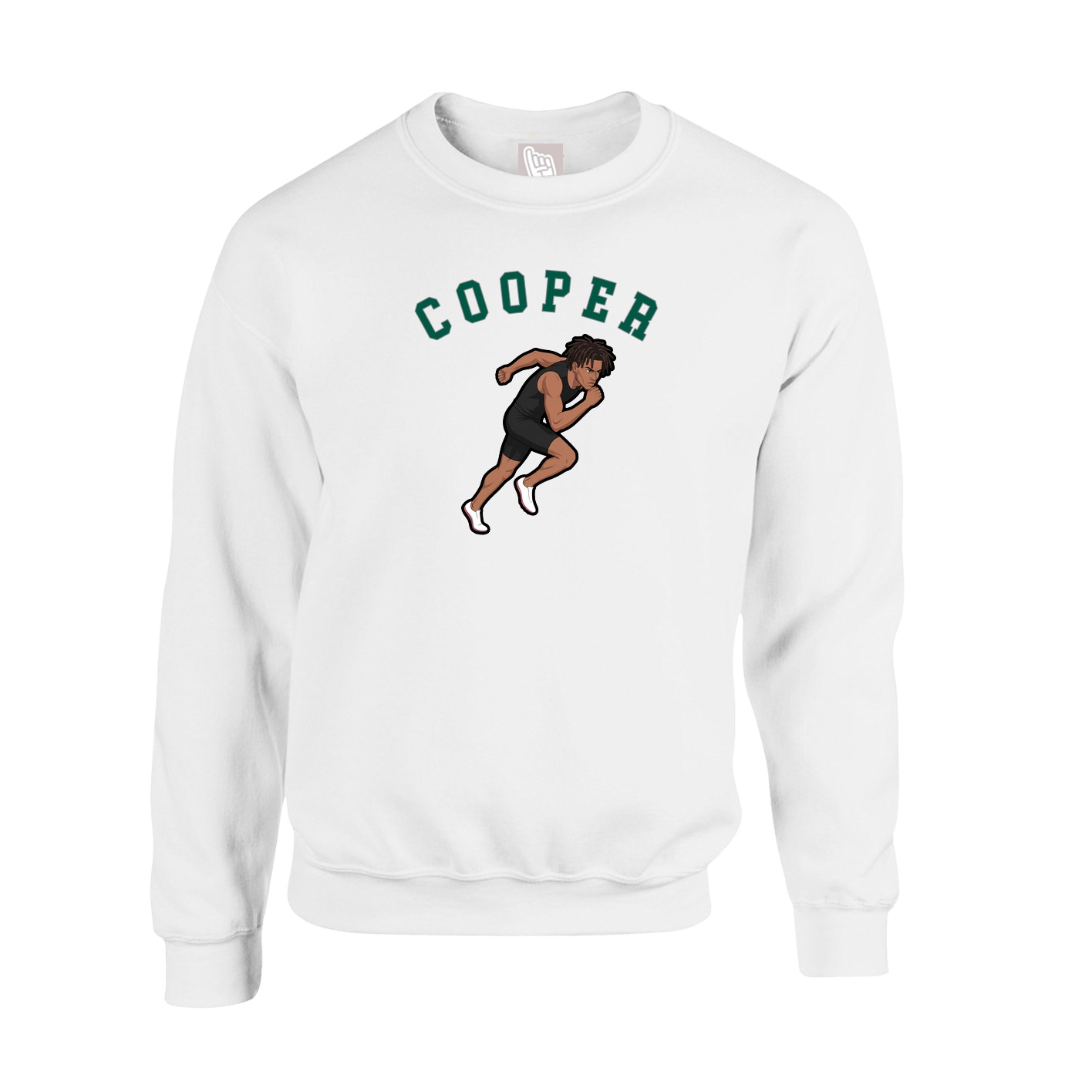 Fleece Crew — Classic in White