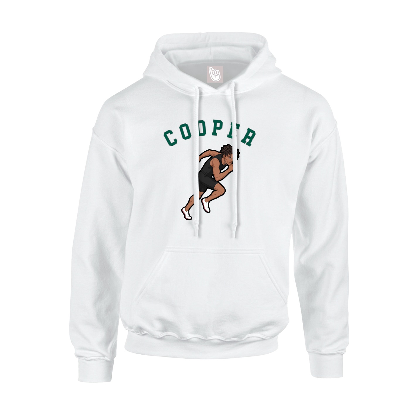 Youth Hoodie — Classic in White