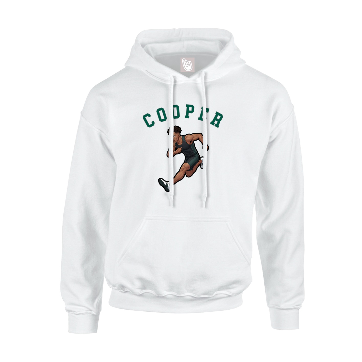 Hoodie — Classic in White