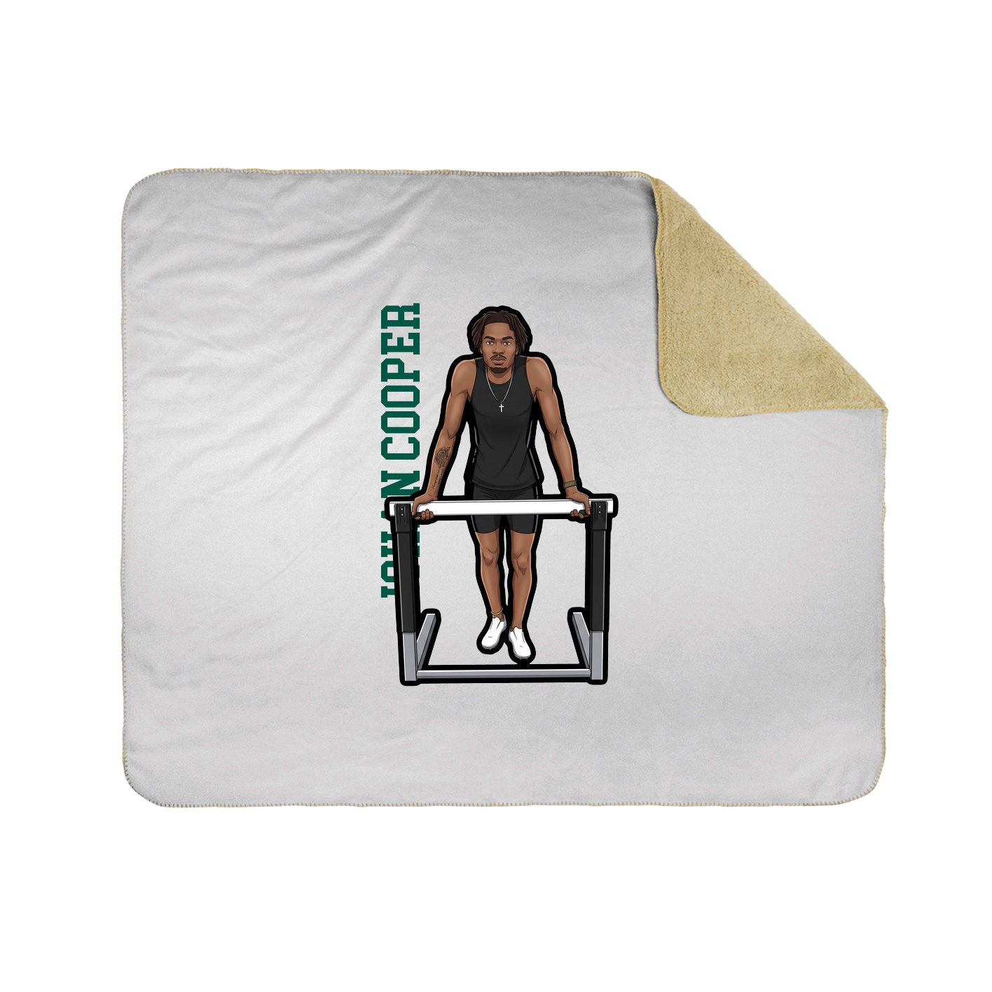 50x60 Sherpa Lined Throw Blanket