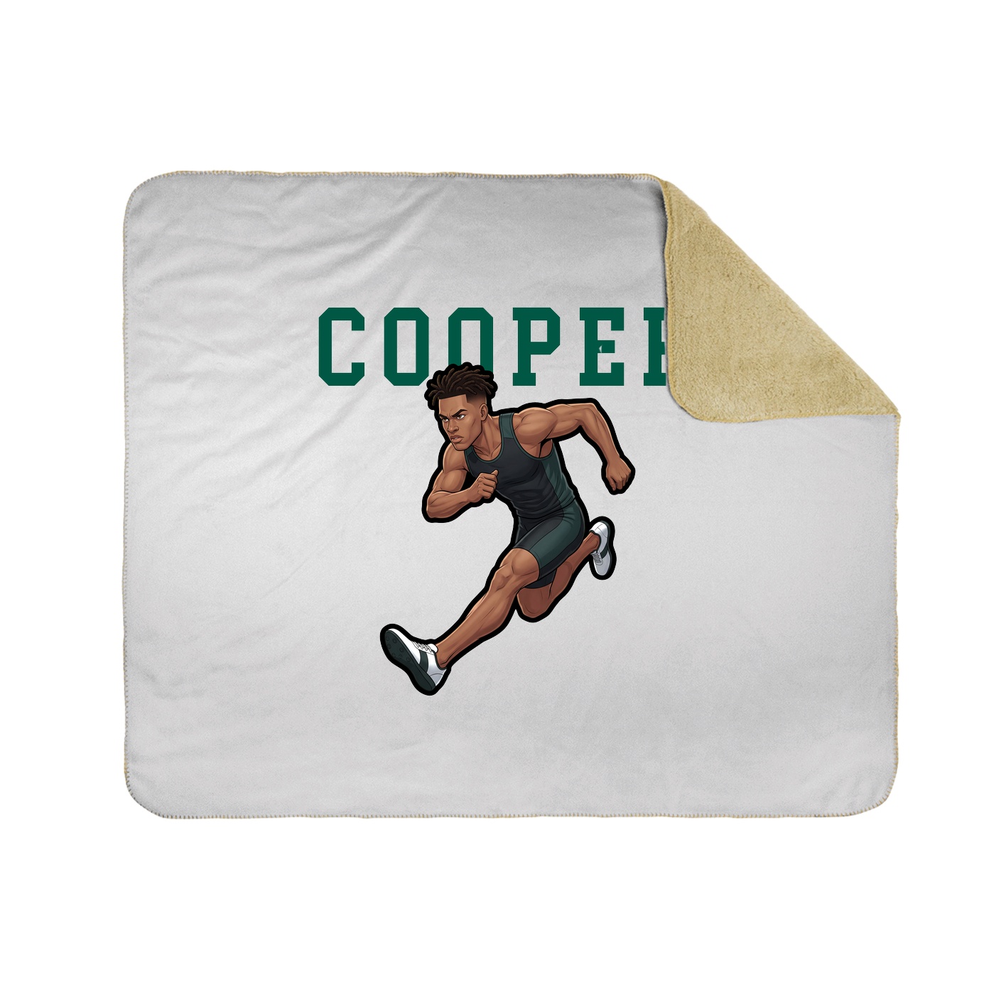 50x60 Sherpa Lined Throw Blanket
