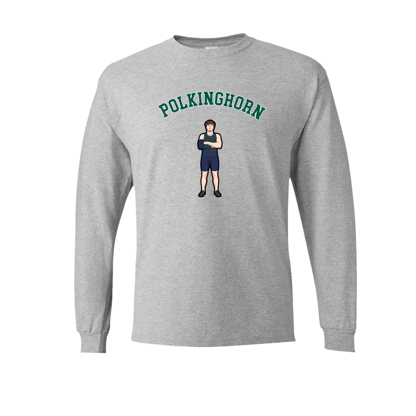 Long Sleeve Tee — Shirsey Arch in Grey