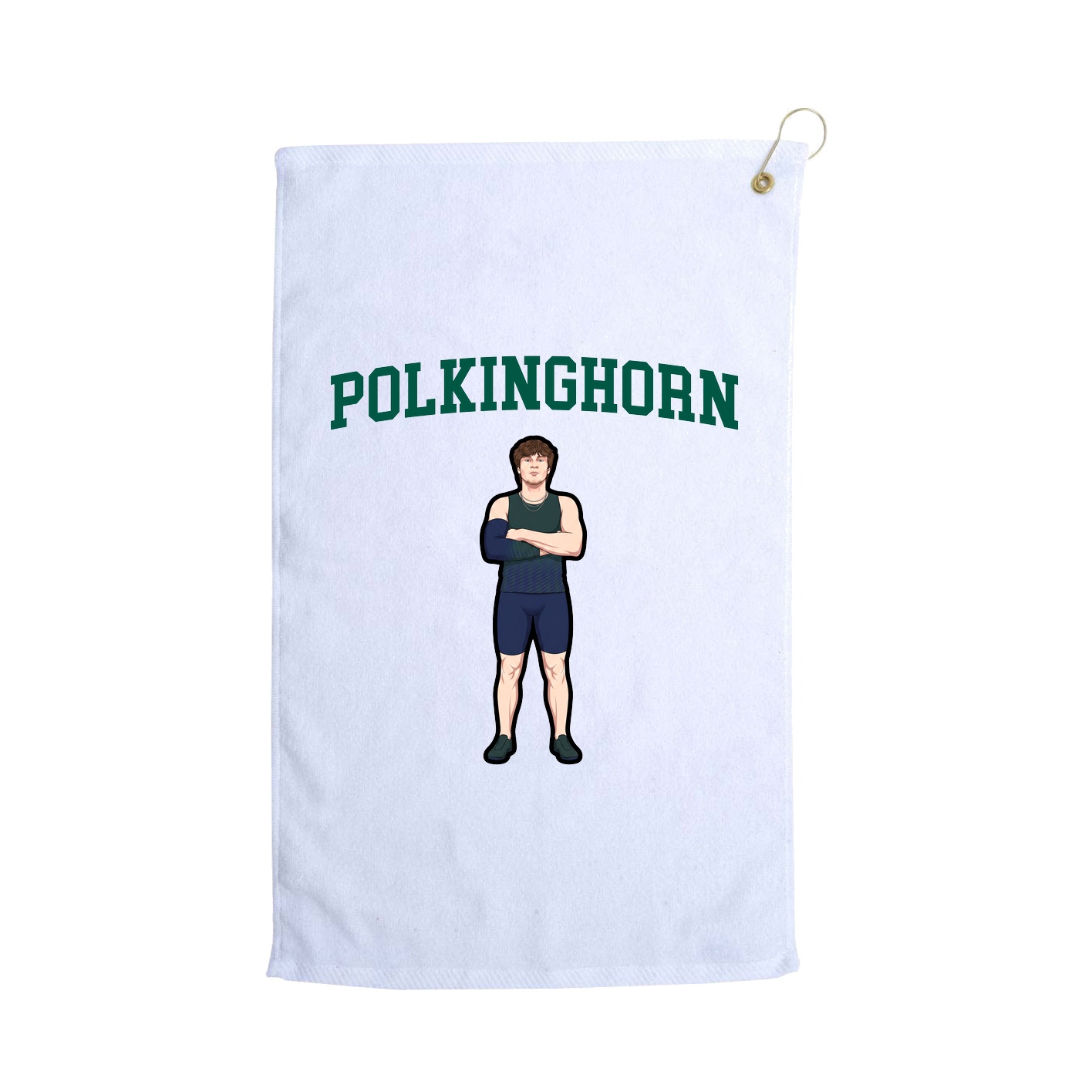 Golf Towel — Shirsey in White