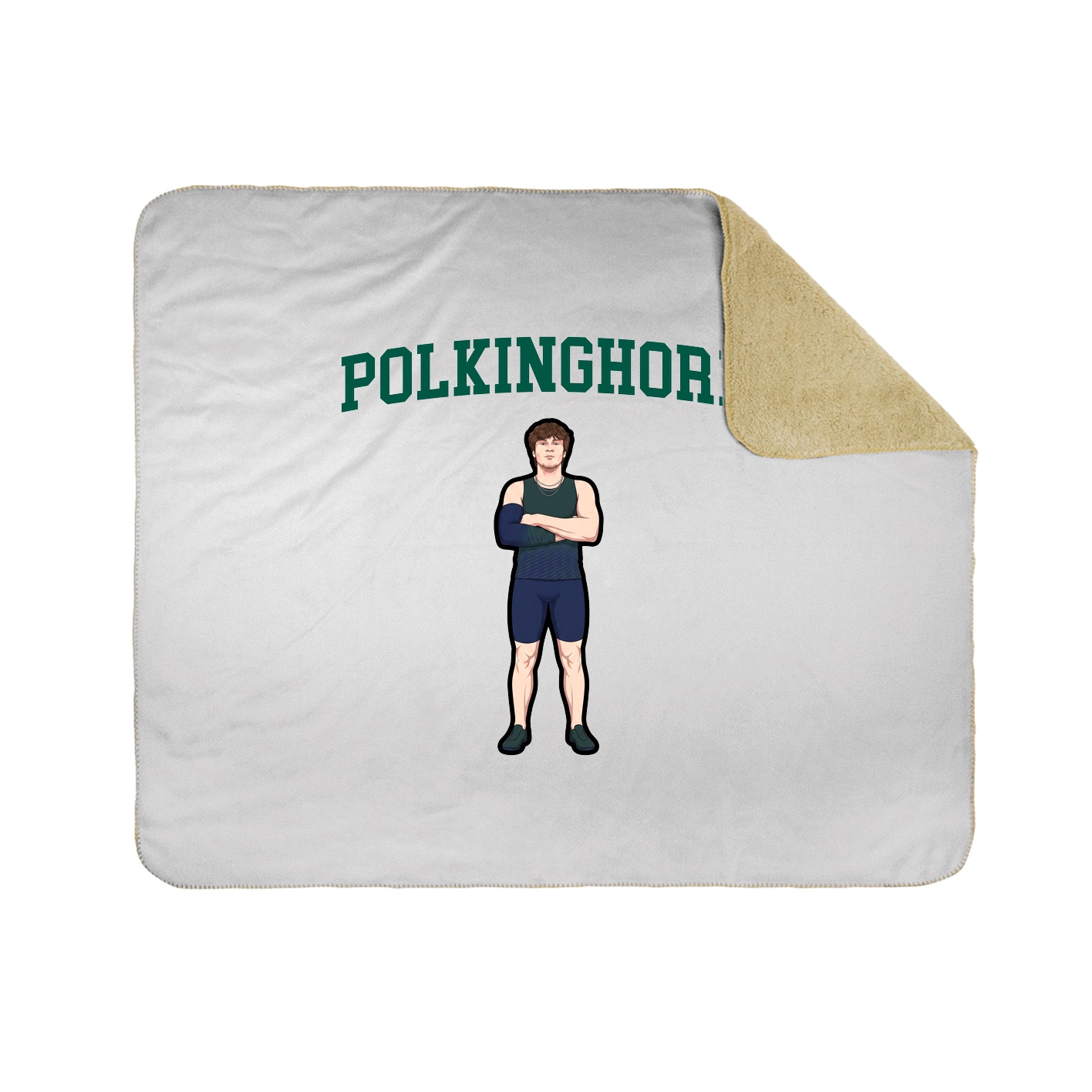 Throw Blanket — Shirsey in White