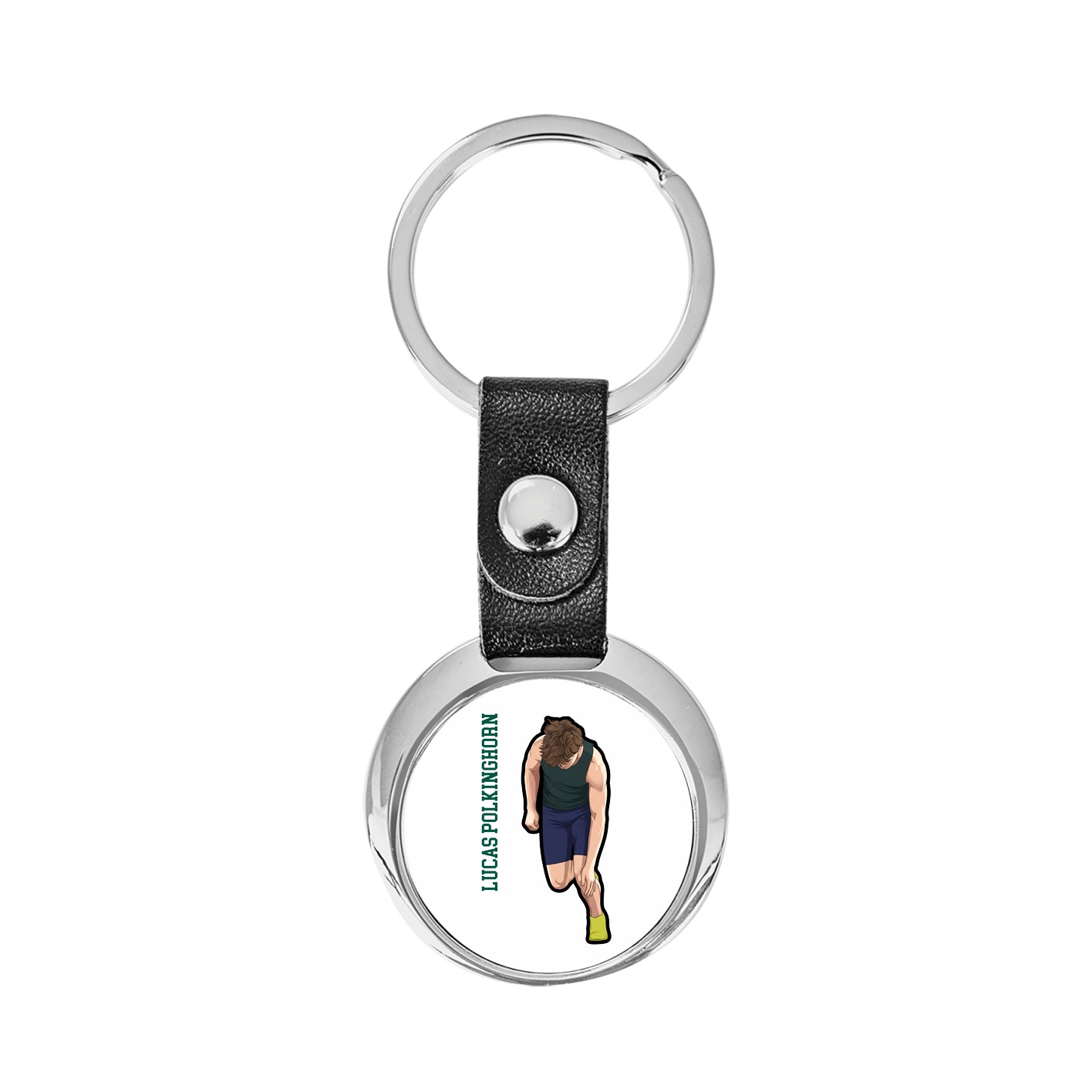 Key Chain — Name Vertical in Classic